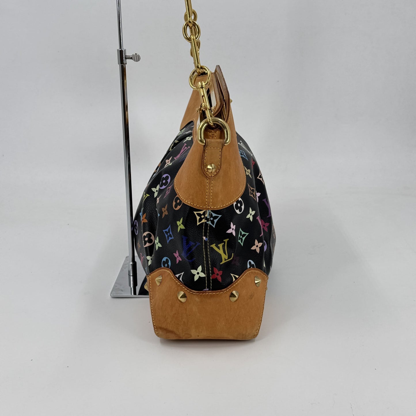 LOUIS VUITTON ジュディGM モノグラム マルチカラー キャンバス ブラック 2WAY M40254