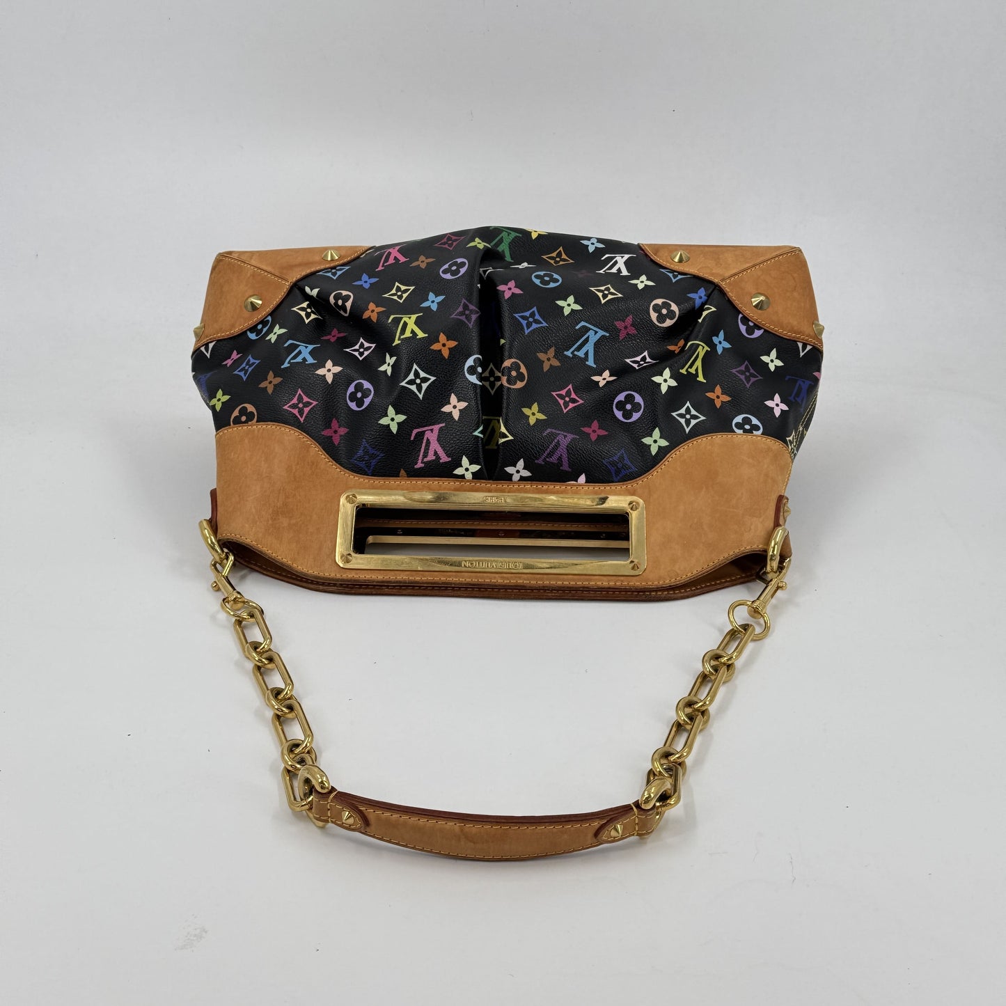 LOUIS VUITTON ジュディGM モノグラム マルチカラー キャンバス ブラック 2WAY M40254