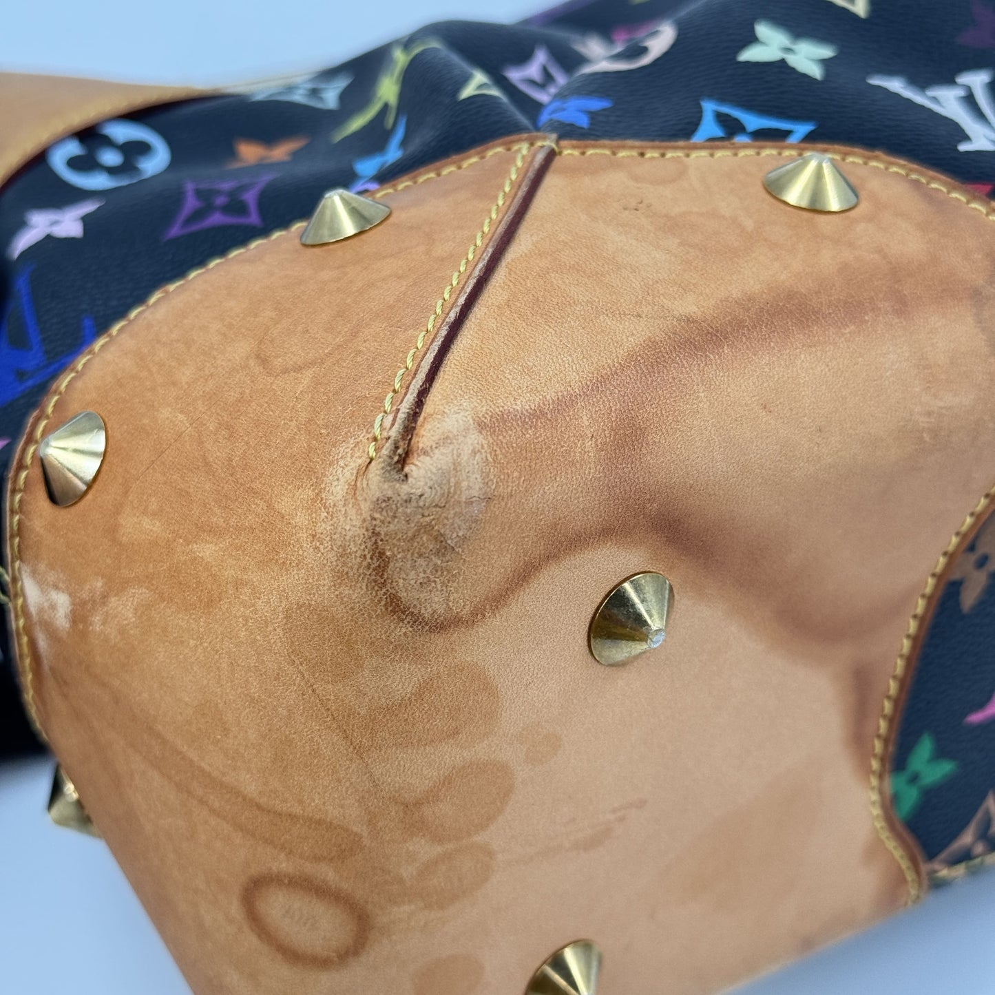 LOUIS VUITTON ジュディGM モノグラム マルチカラー キャンバス ブラック 2WAY M40254