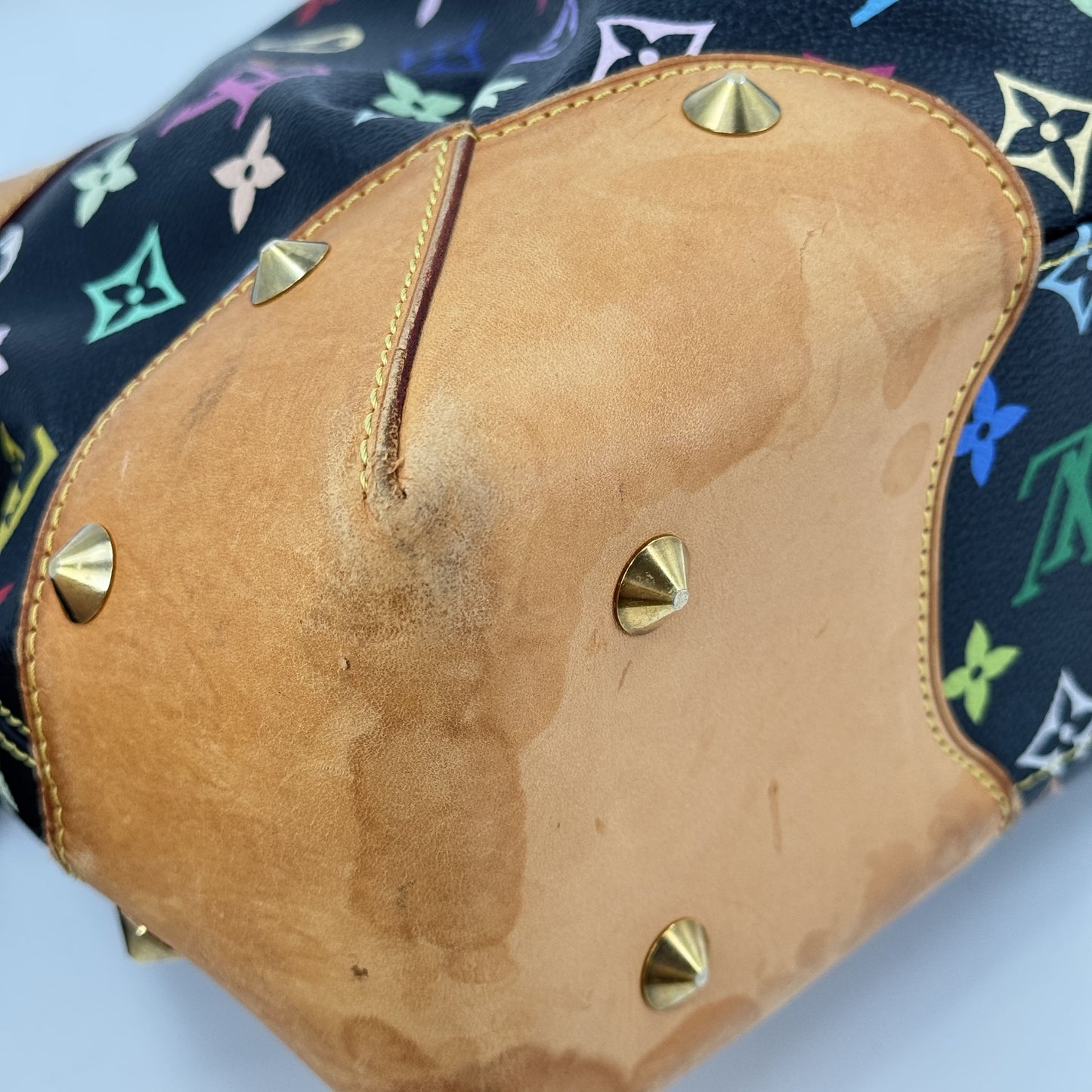 LOUIS VUITTON ジュディGM モノグラム マルチカラー キャンバス ブラック 2WAY M40254