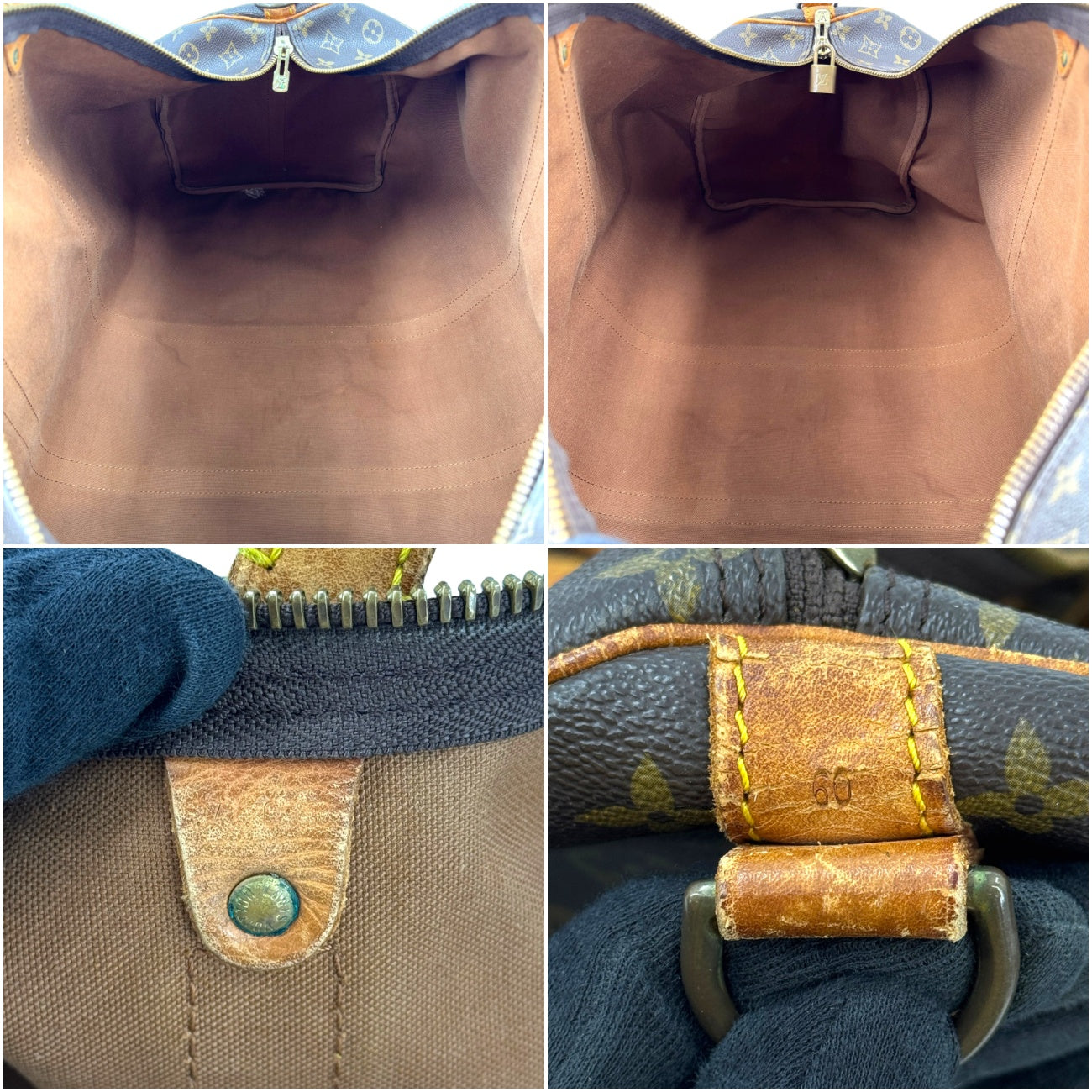 LOUIS VUITTON キーポル バンドリエール60 モノグラム 旧型 ボストンバッグ M41412