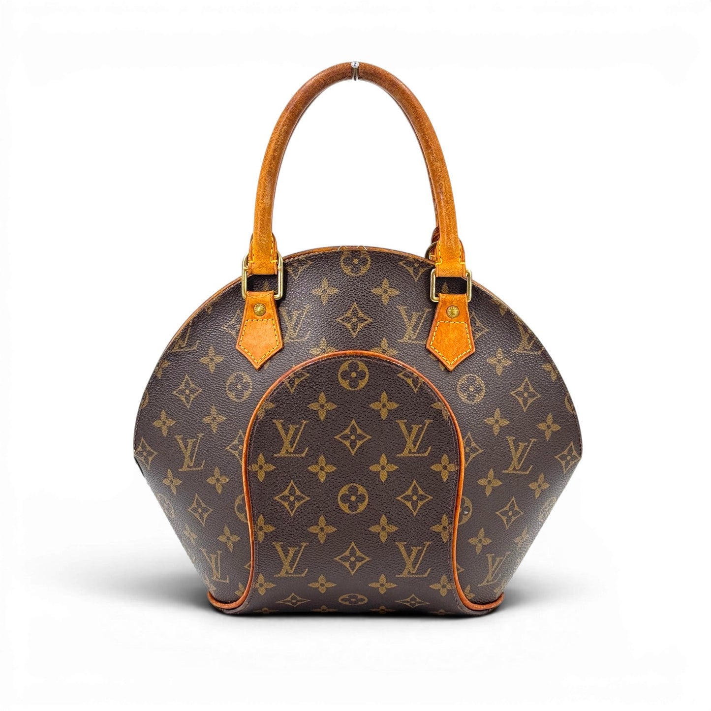 LOUIS VUITTON エリプスPM モノグラム キャンバス ブラウン ハンドバッグ ドーム型 M51127
