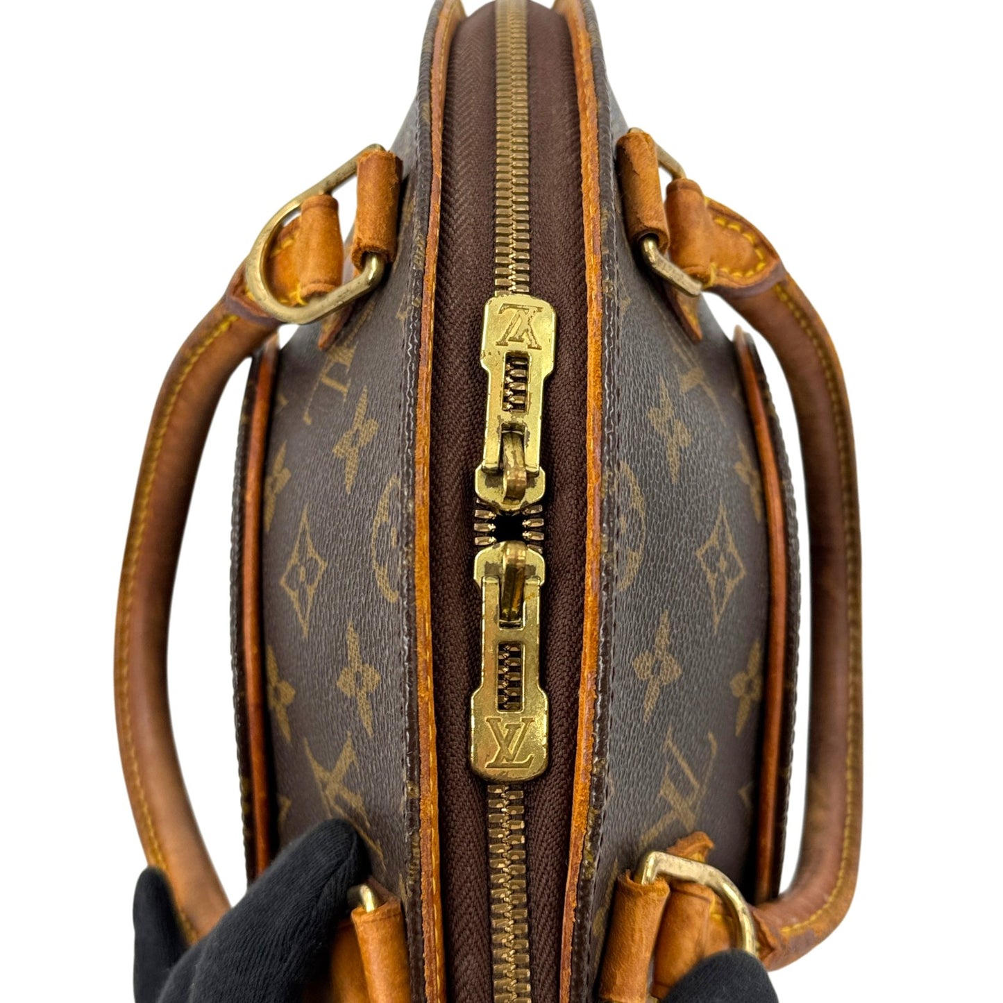 LOUIS VUITTON エリプスPM モノグラム キャンバス ブラウン ハンドバッグ ドーム型 M51127