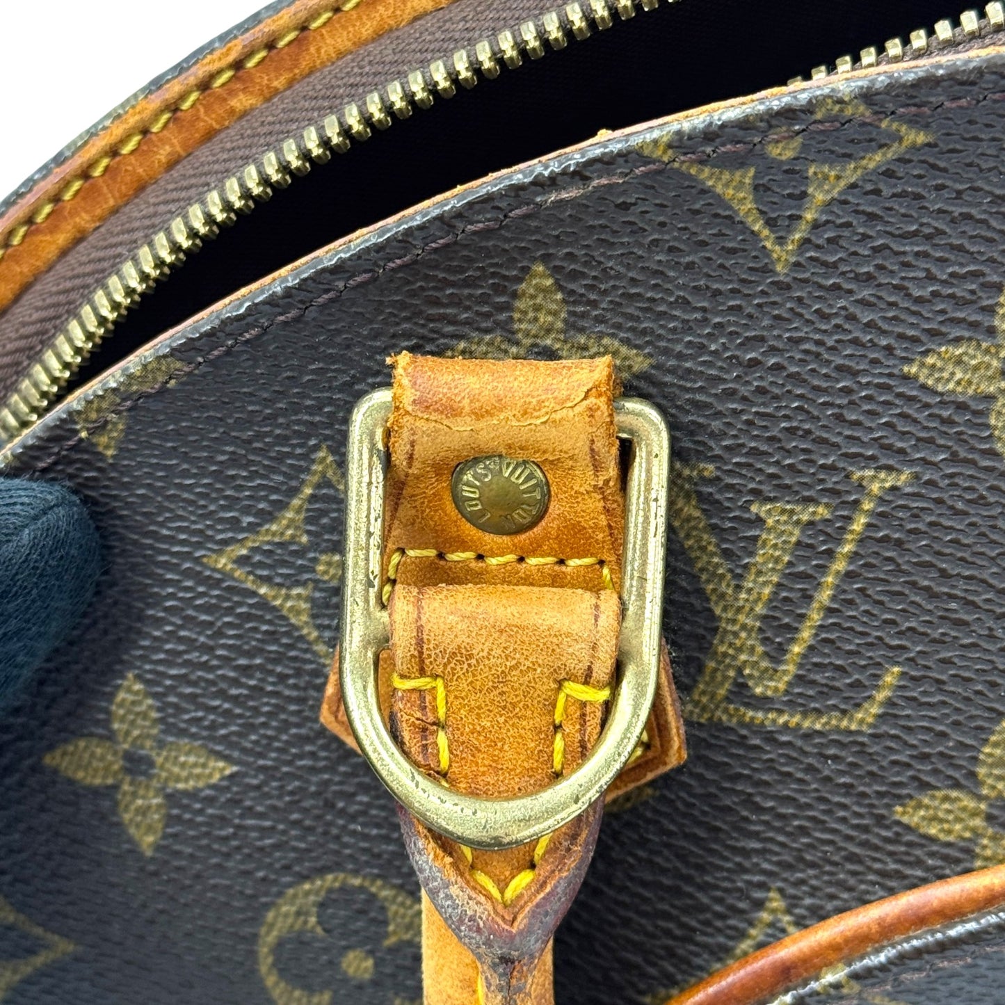 LOUIS VUITTON エリプスPM モノグラム キャンバス ブラウン ハンドバッグ ドーム型 M51127