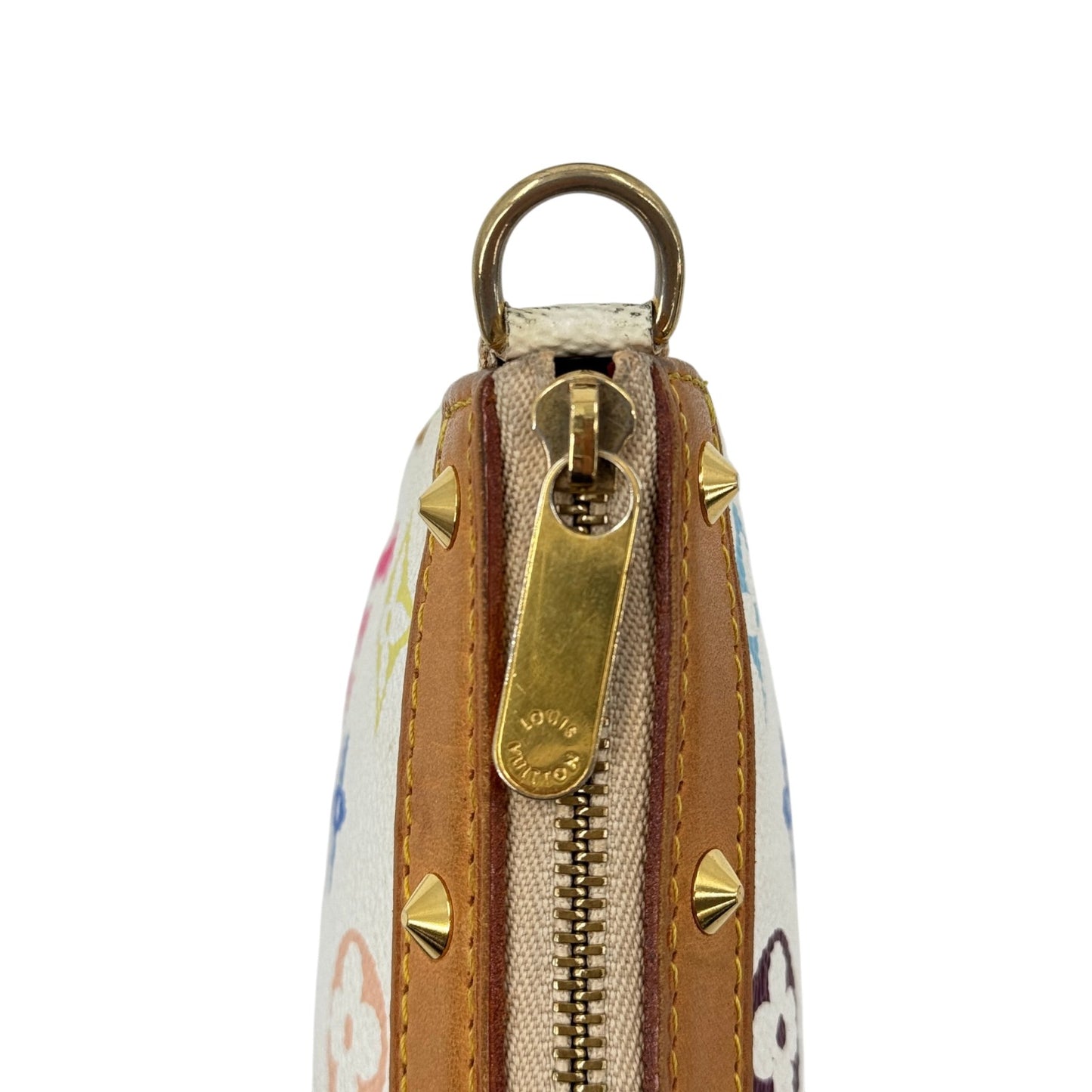 LOUIS VUITTON ポシェット アクセサリー モノグラム マルチカラー キャンバス ハンドバッグ M92649
