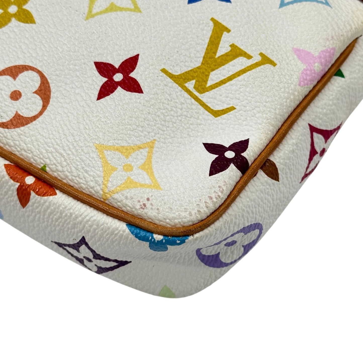 LOUIS VUITTON ポシェット アクセサリー モノグラム マルチカラー キャンバス ハンドバッグ M92649