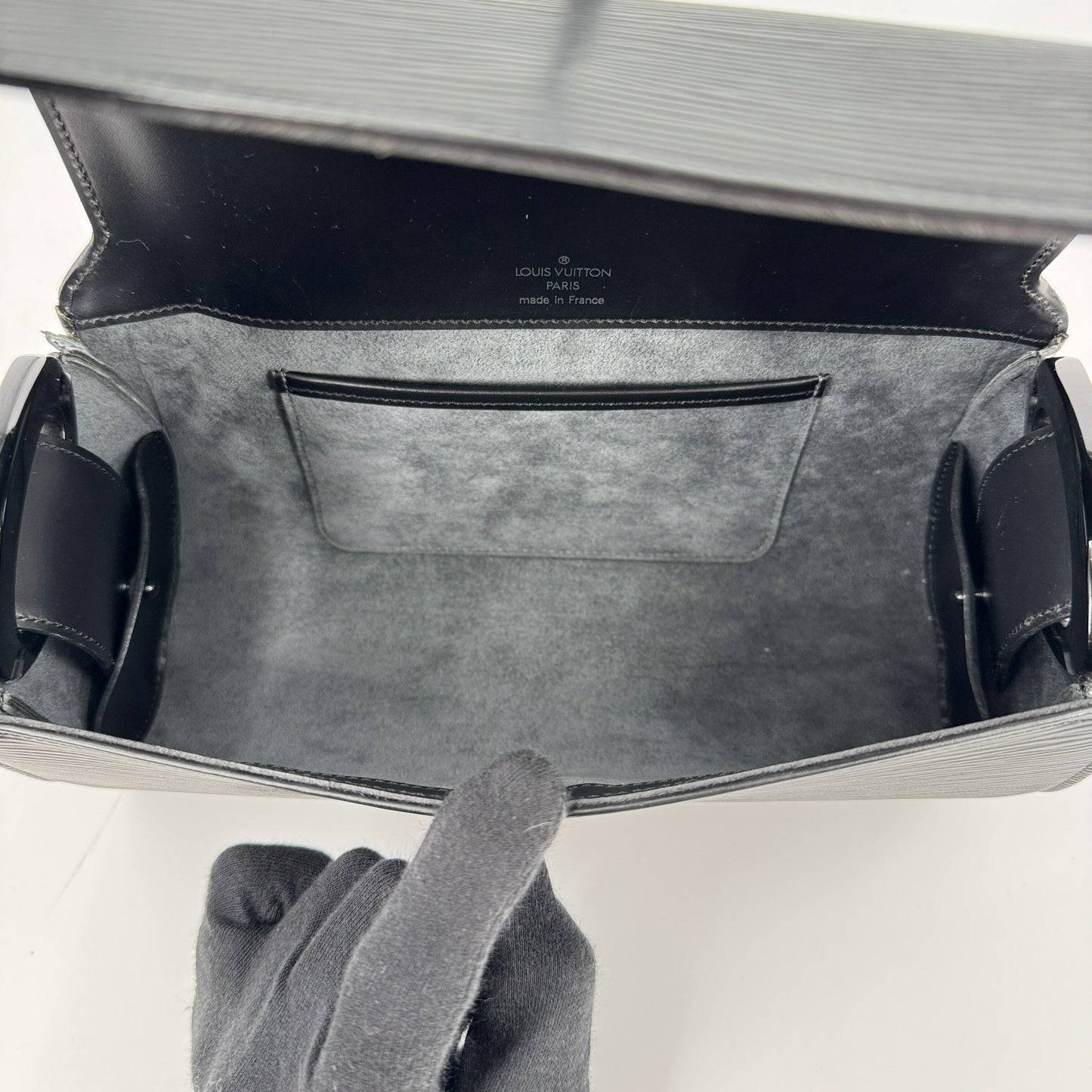 LOUIS VUITTON エピ ノクターン PM ブラック ショルダーバッグ M52182 保存袋付き