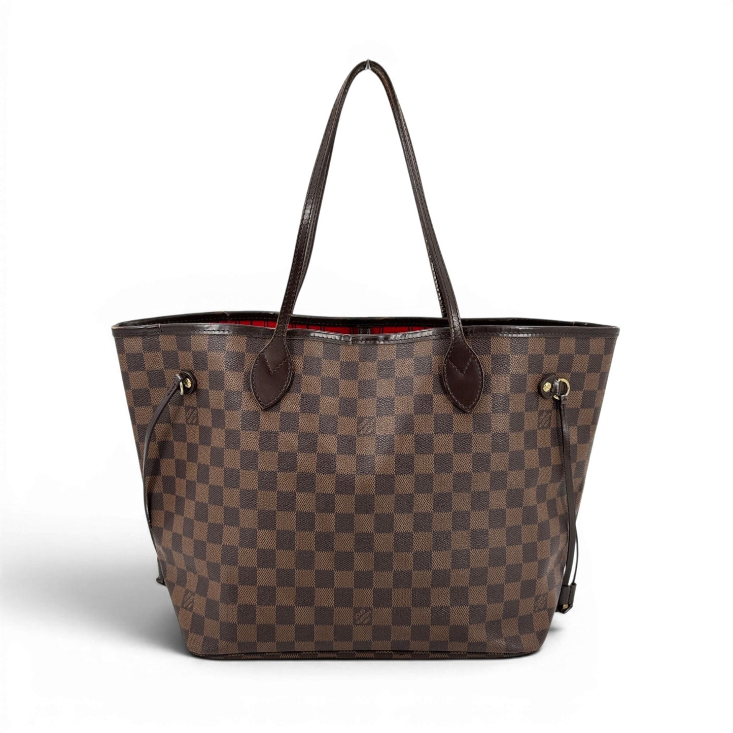 LOUIS VUITTON ネヴァーフルMM トートバッグ ダミエ・エベヌ ブラウンキャンバス N51105