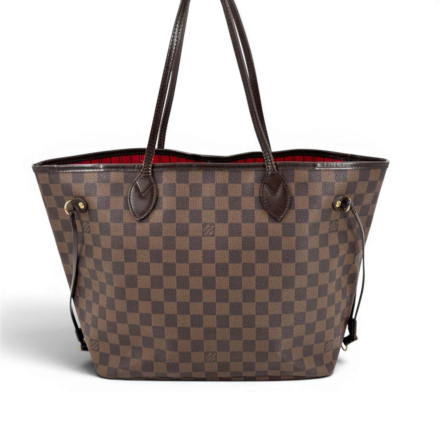 LOUIS VUITTON ネヴァーフルMM トートバッグ ダミエ・エベヌ ブラウンキャンバス N51105