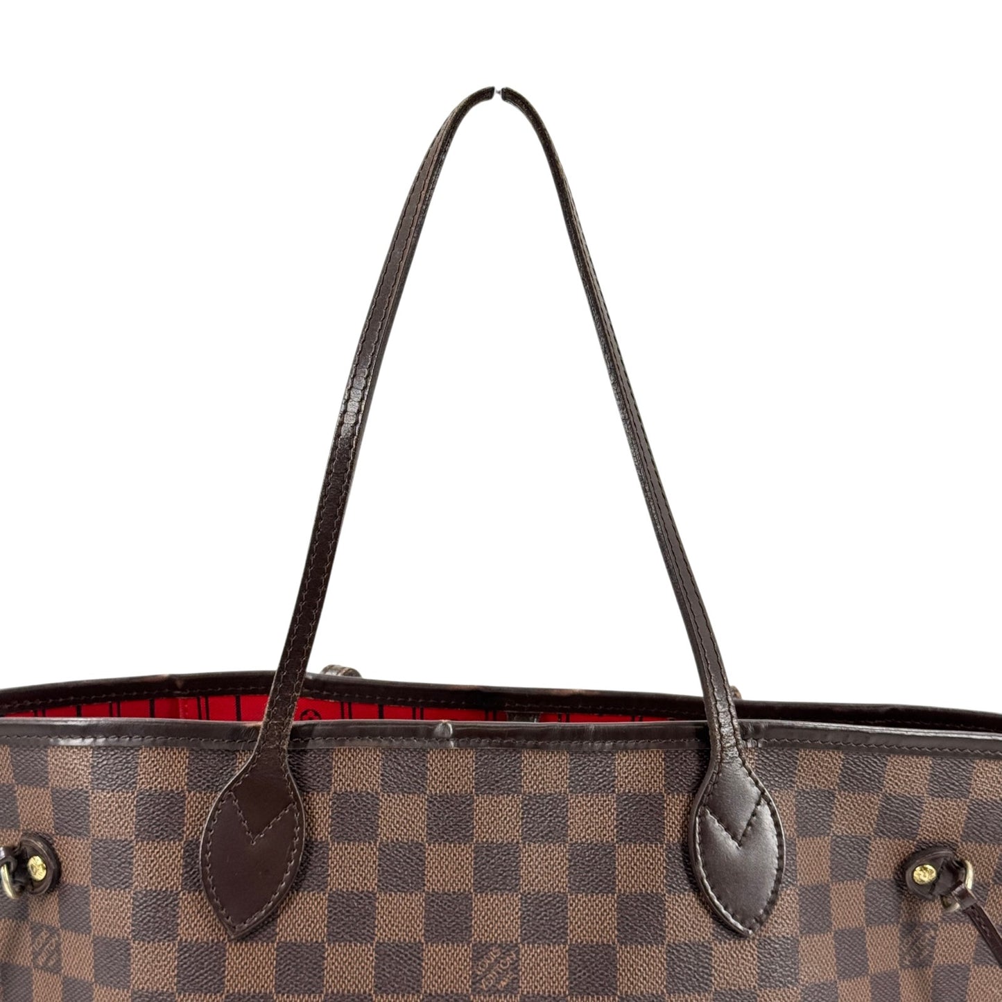 LOUIS VUITTON ネヴァーフルMM トートバッグ ダミエ・エベヌ ブラウンキャンバス N51105