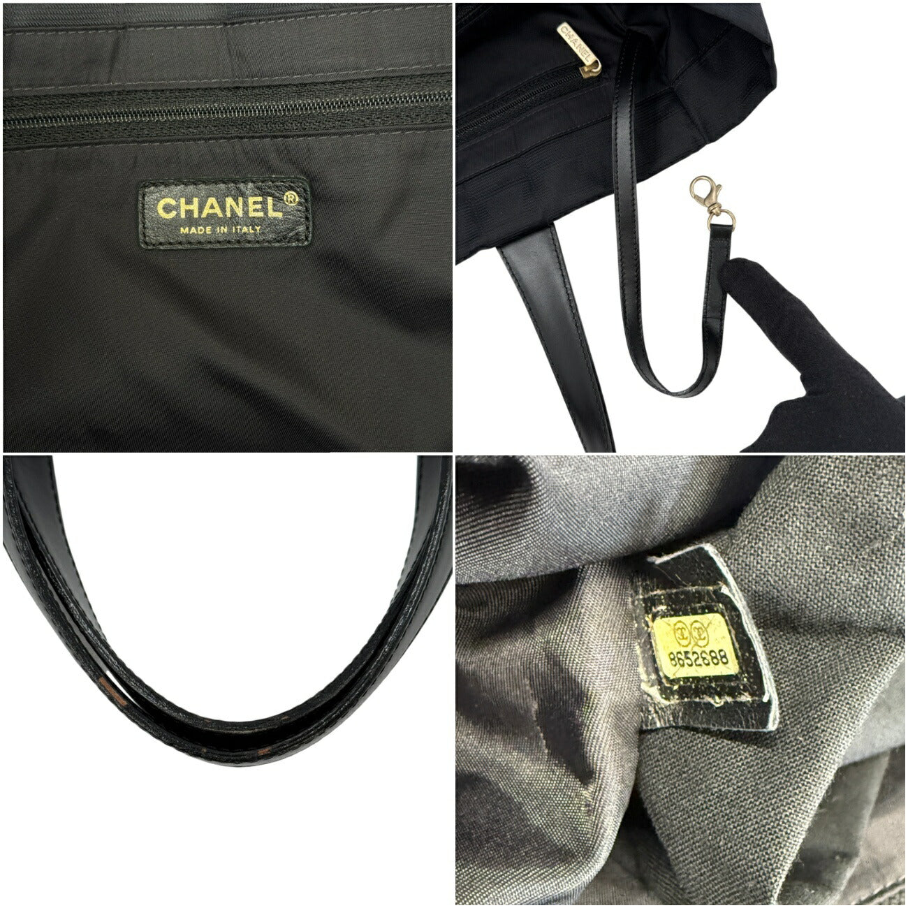 CHANEL ニュー トラベル ライン ナイロン ジャカード トート