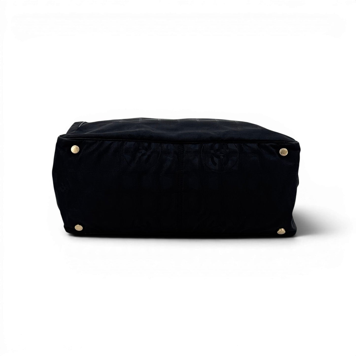 CHANEL ニュー トラベル ライン ナイロン ジャカード トート