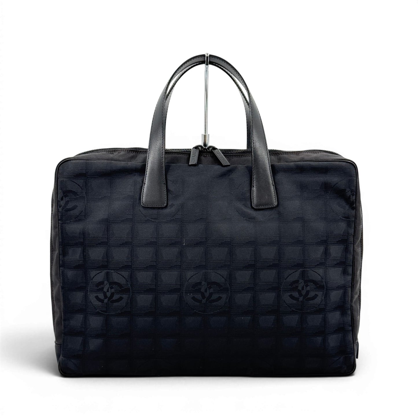CHANEL ニュー トラベル ライン ナイロン ジャカード ビジネス ハンドバッグ