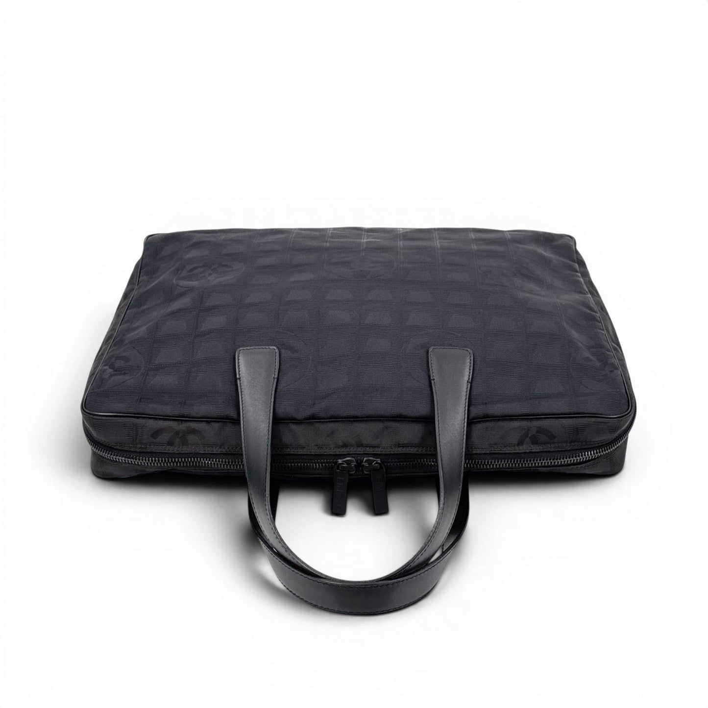 CHANEL ニュー トラベル ライン ナイロン ジャカード ビジネス ハンドバッグ