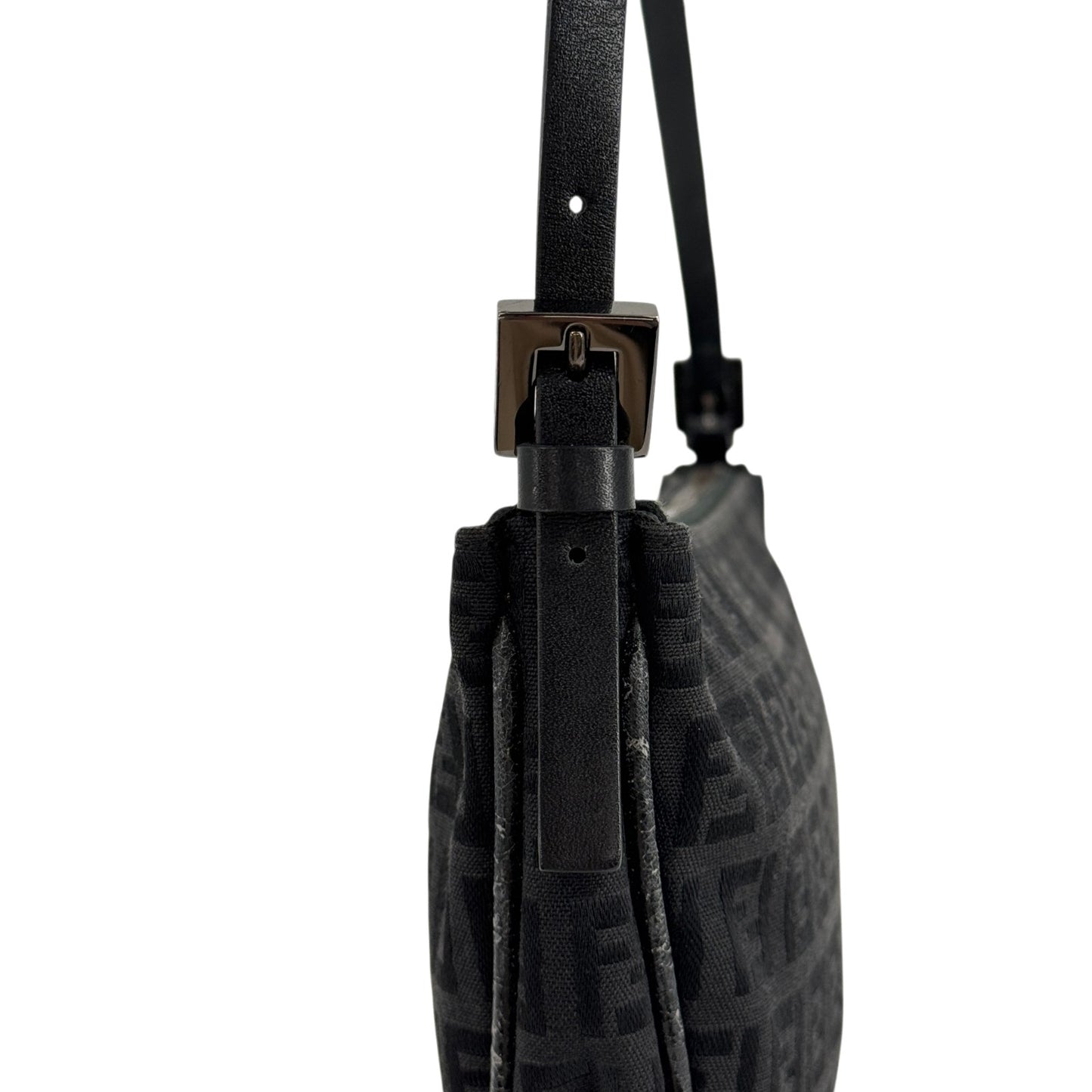 FENDI ズッキーノ キャンバス ブラック ハンドバッグ