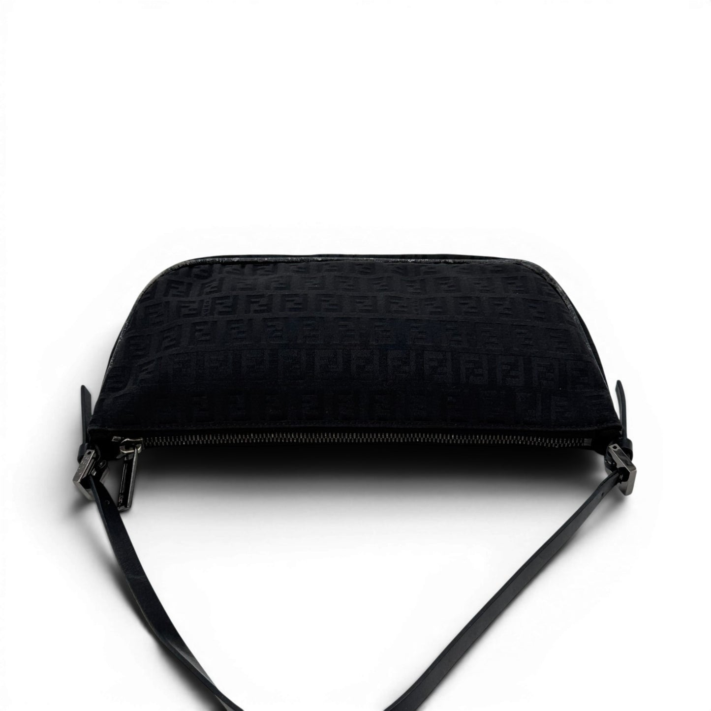 FENDI ズッキーノ キャンバス ブラック ハンドバッグ