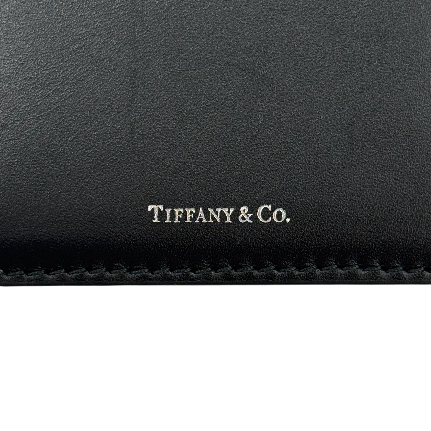 TIFFANY ブラック レザー カードケース 箱 保存袋