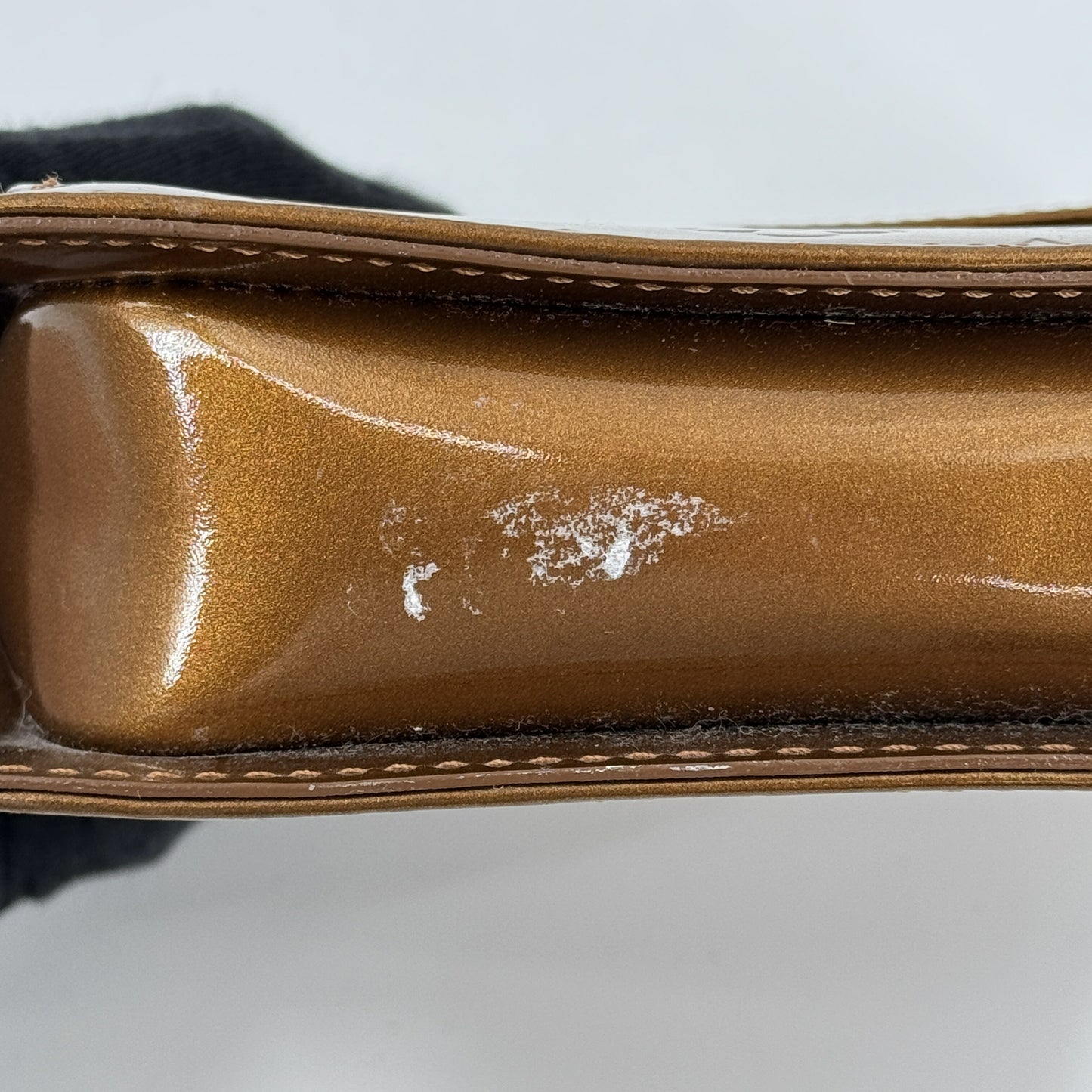 LOUIS VUITTON モノグラム・ヴェルニ モット・ブロンズ パテント ショルダー M51311
