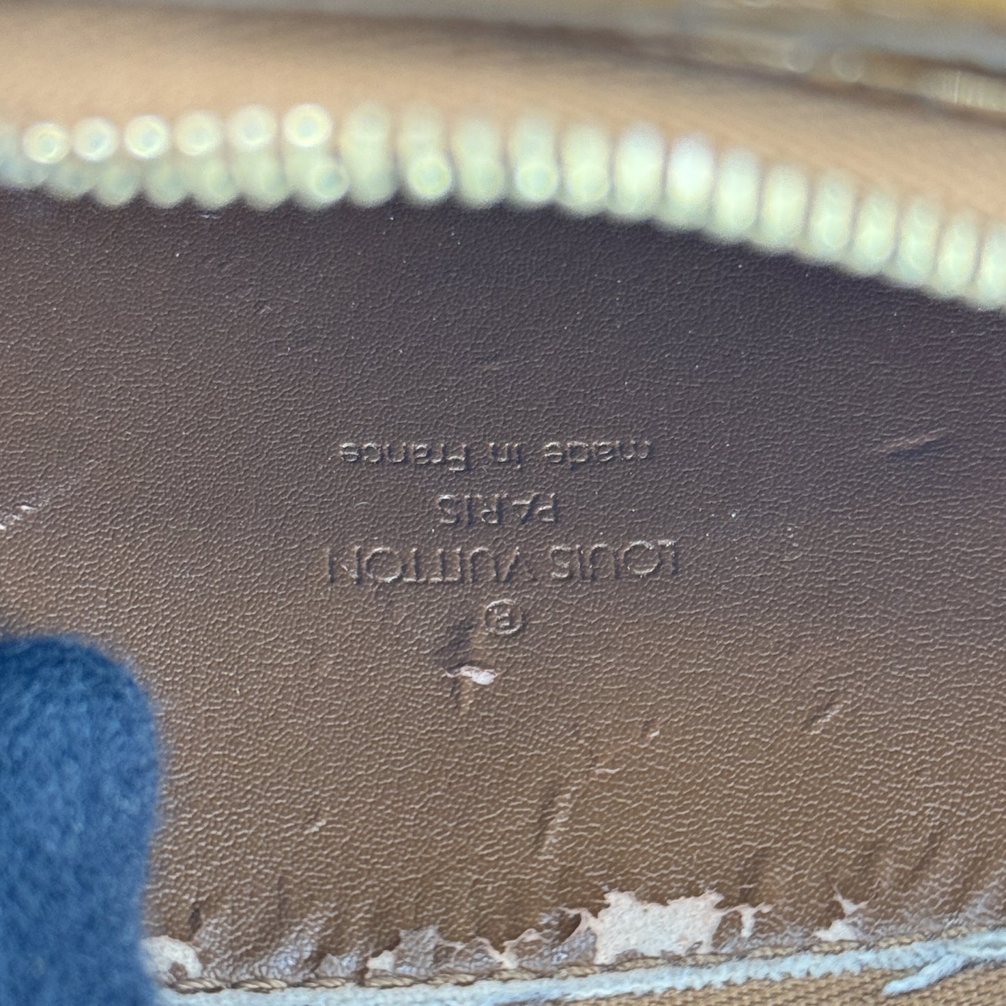 LOUIS VUITTON モノグラム・ヴェルニ モット・ブロンズ パテント ショルダー M51311