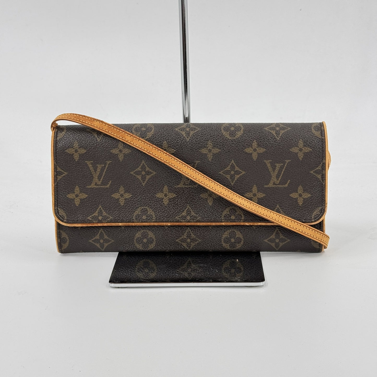 LOUIS VUITTON モノグラム ポシェットツインGM ショルダーバッグ M51852