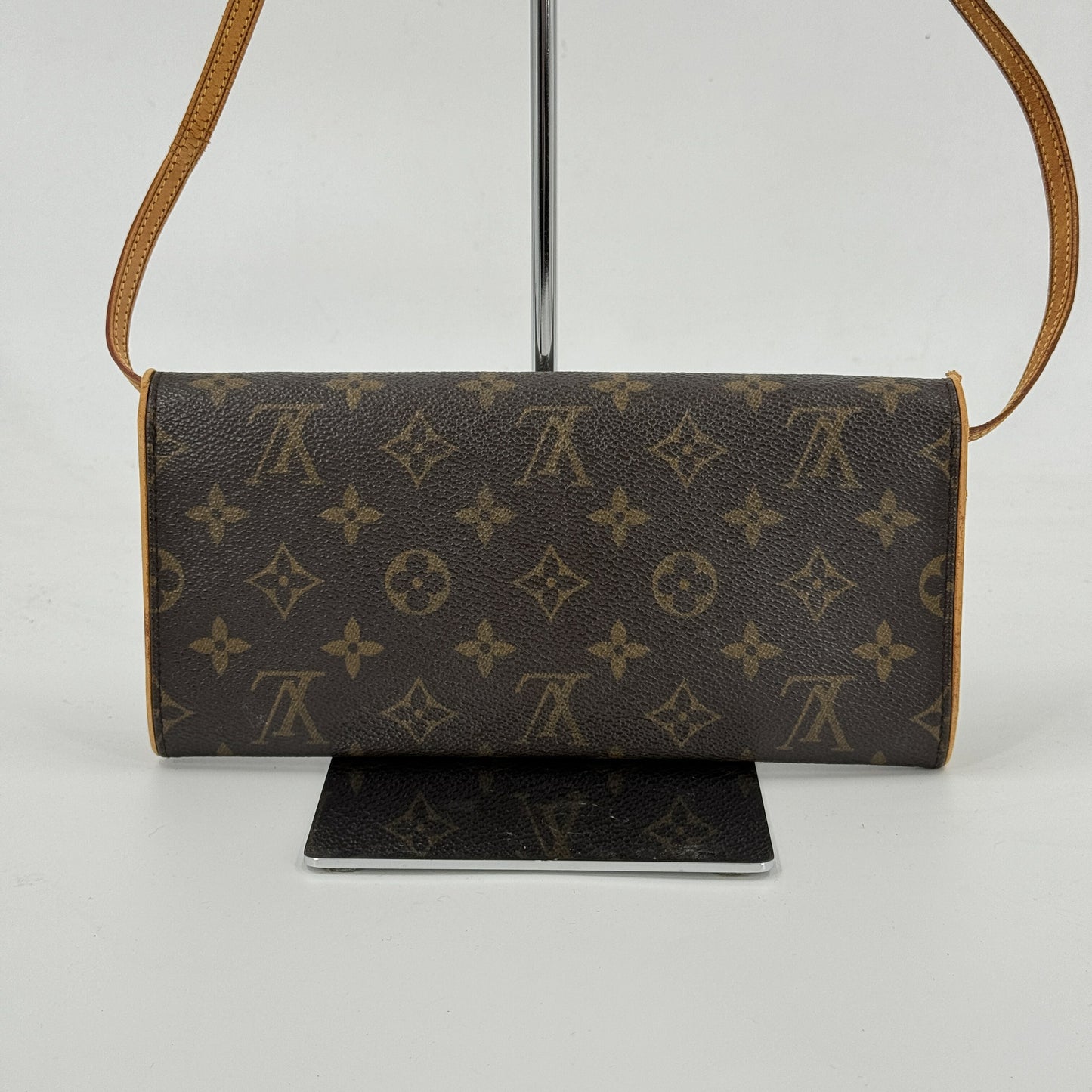 LOUIS VUITTON モノグラム ポシェットツインGM ショルダーバッグ M51852