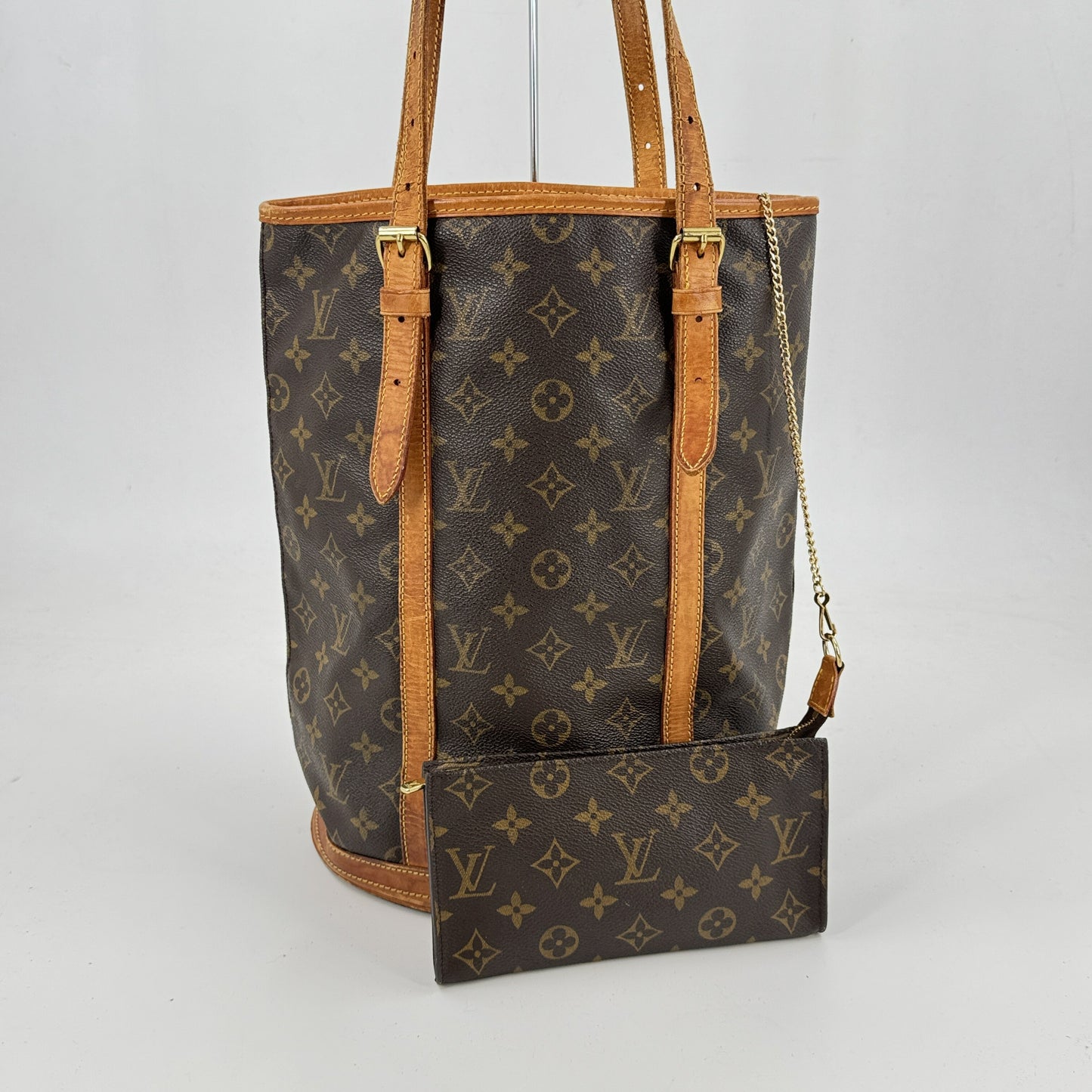 LOUIS VUITTON バケットGM モノグラムキャンバス ブラウン 旧型 ショルダーバッグ M42236