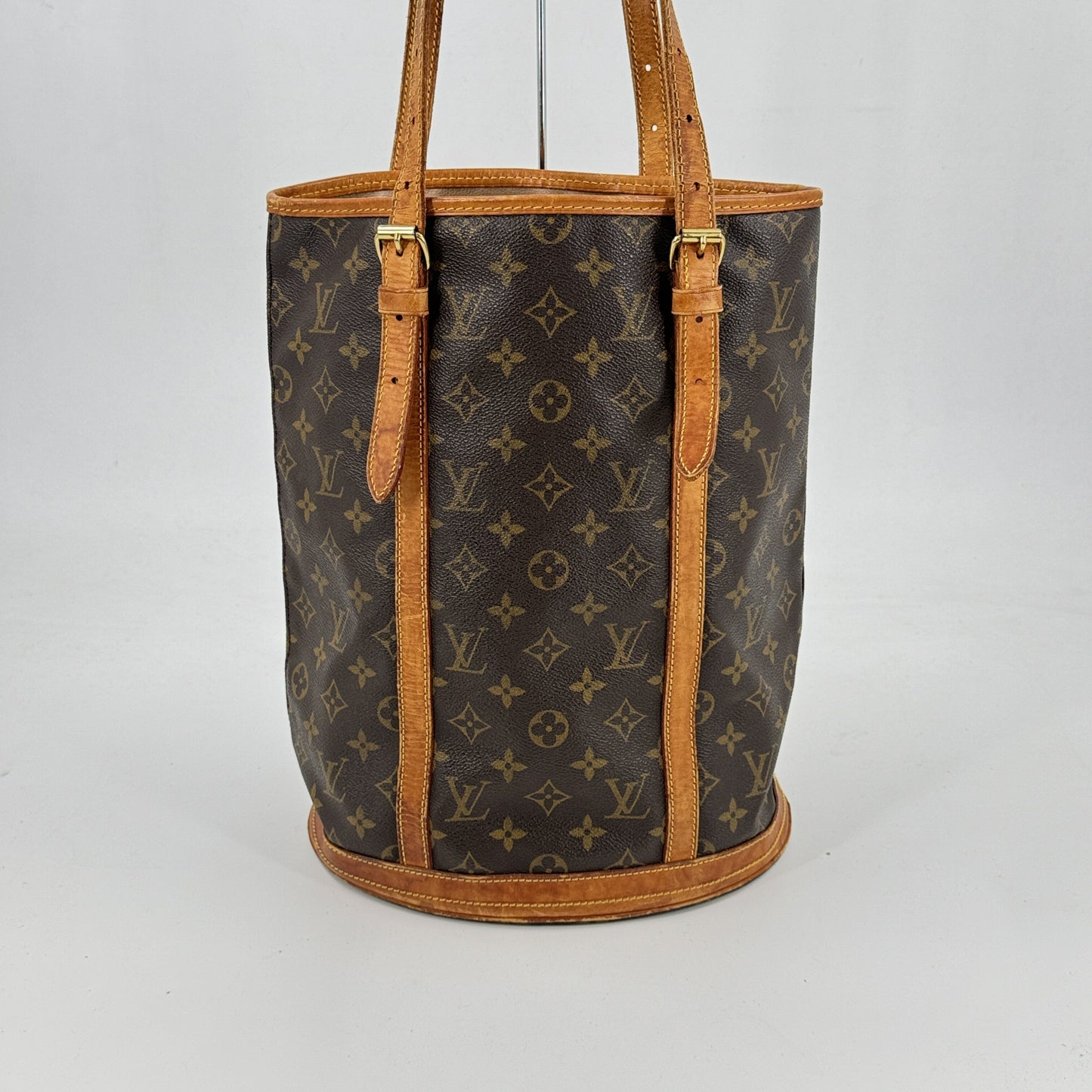 LOUIS VUITTON バケットGM モノグラムキャンバス ブラウン 旧型 ショルダーバッグ M42236