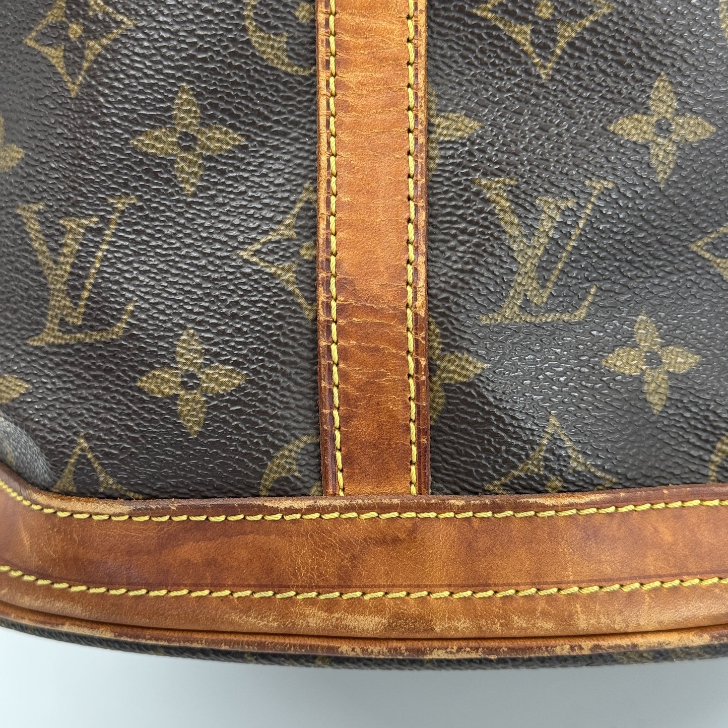 LOUIS VUITTON バケットGM モノグラムキャンバス ブラウン 旧型 ショルダーバッグ M42236