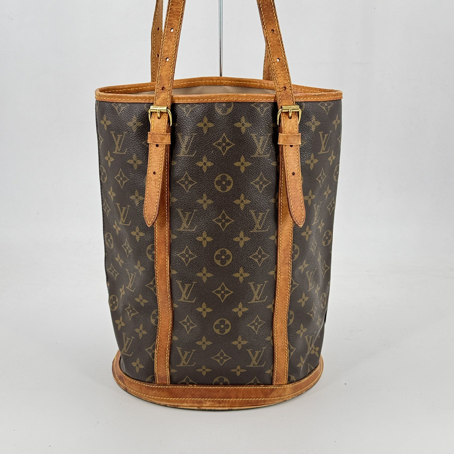 LOUIS VUITTON バケットGM モノグラムキャンバス ブラウン 旧型 ショルダーバッグ M42236