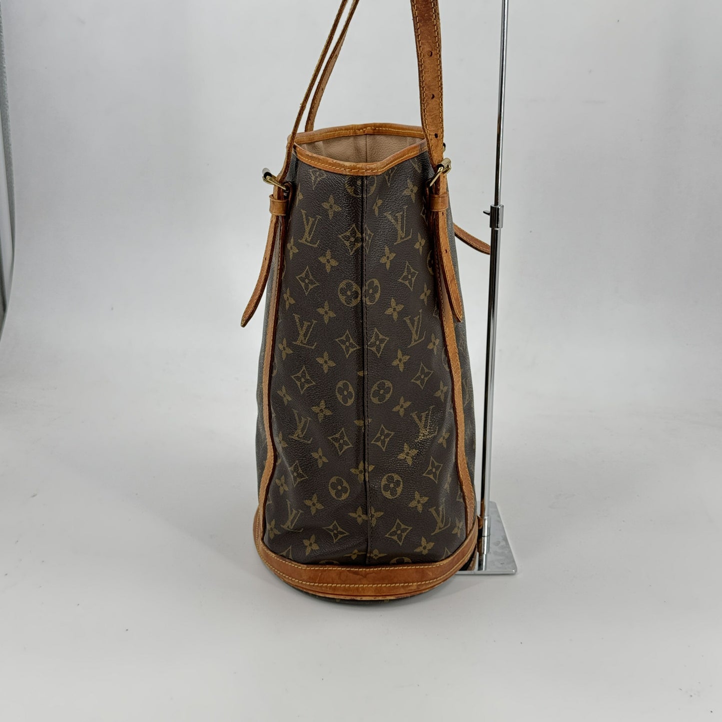 LOUIS VUITTON バケットGM モノグラムキャンバス ブラウン 旧型 ショルダーバッグ M42236