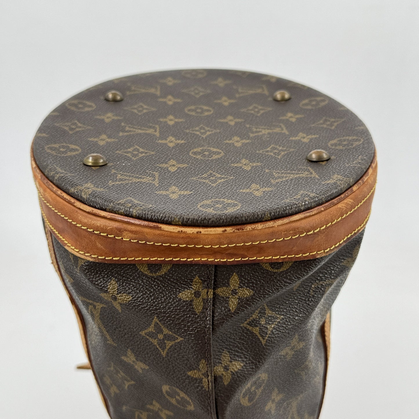 LOUIS VUITTON バケットGM モノグラムキャンバス ブラウン 旧型 ショルダーバッグ M42236