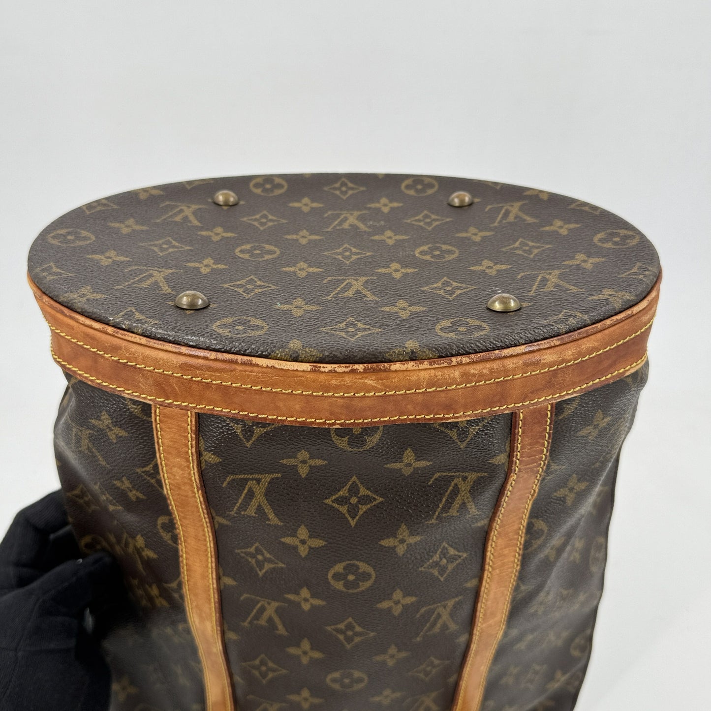LOUIS VUITTON バケットGM モノグラムキャンバス ブラウン 旧型 ショルダーバッグ M42236