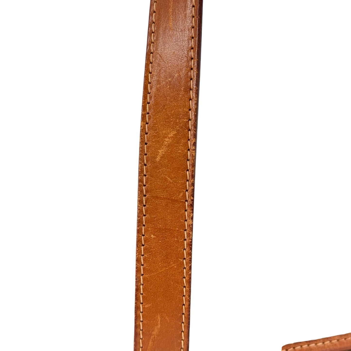 CELINE マカダム トリオンフ PVCレザー ショルダーバッグ ブラウン