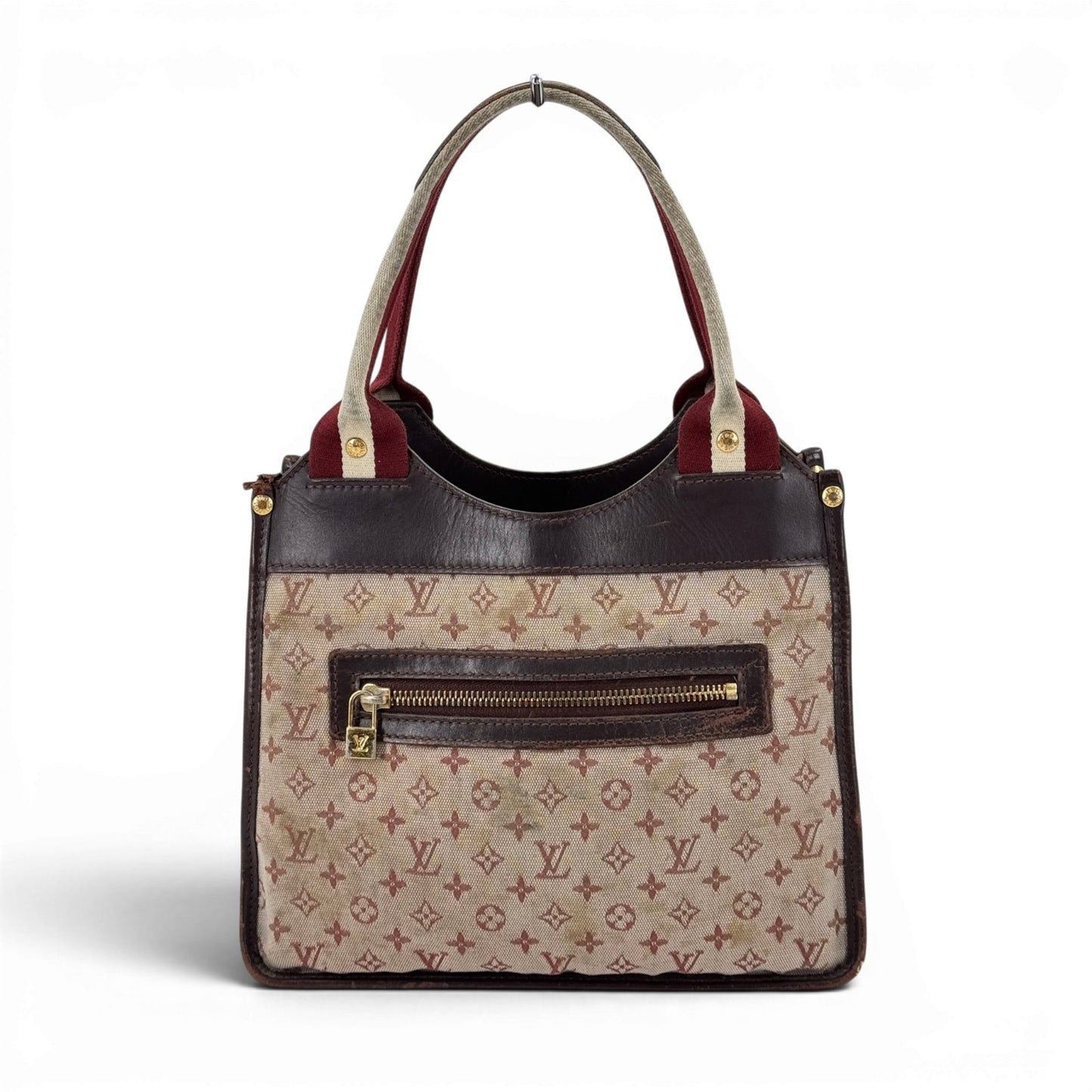 LOUIS VUITTON サック・メアリー・ケイト モノグラム ミニキャンバス ピンク ハンドバッグ M92495