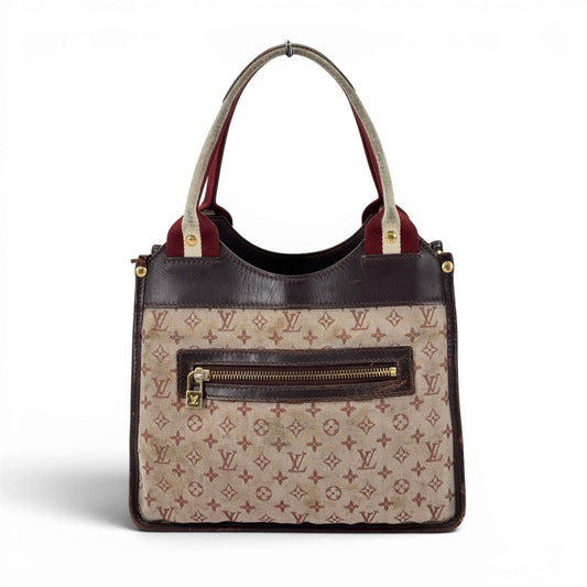 LOUIS VUITTON サック・メアリー・ケイト モノグラム ミニキャンバス ピンク ハンドバッグ M92495