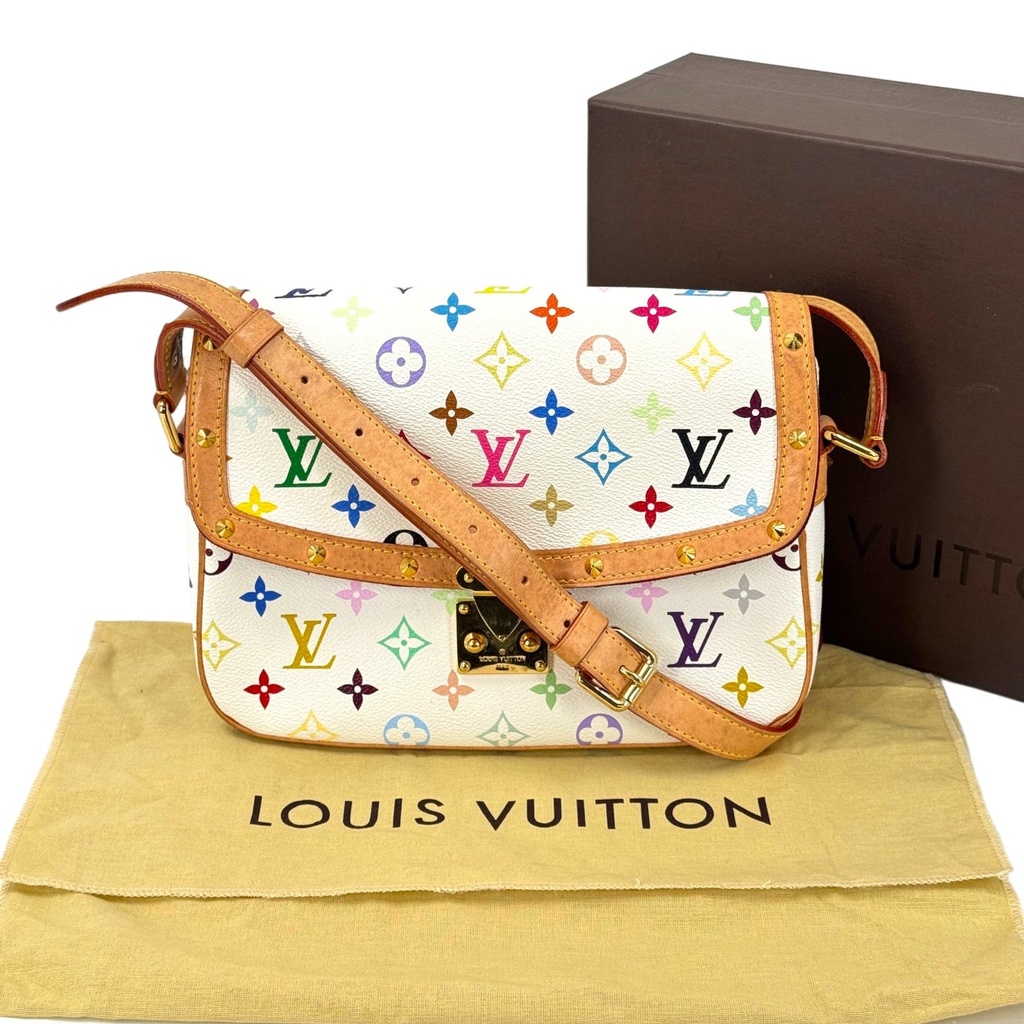 LOUIS VUITTON ソローニュ モノグラム マルチカラー ショルダーバッグ M92661
