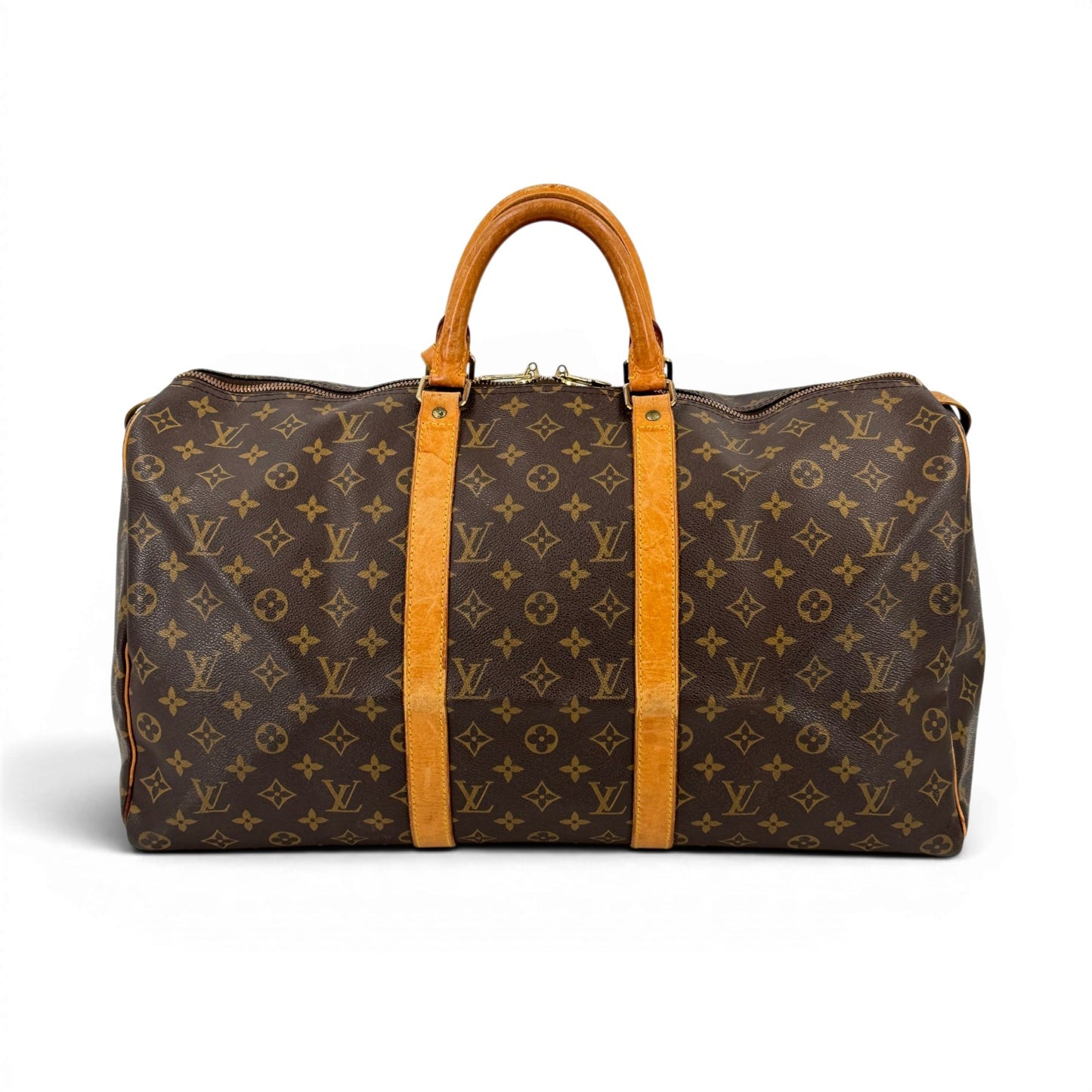 LOUIS VUITTON キーポル50 モノグラム ブラウン 旧型 ボストンバッグ M41426