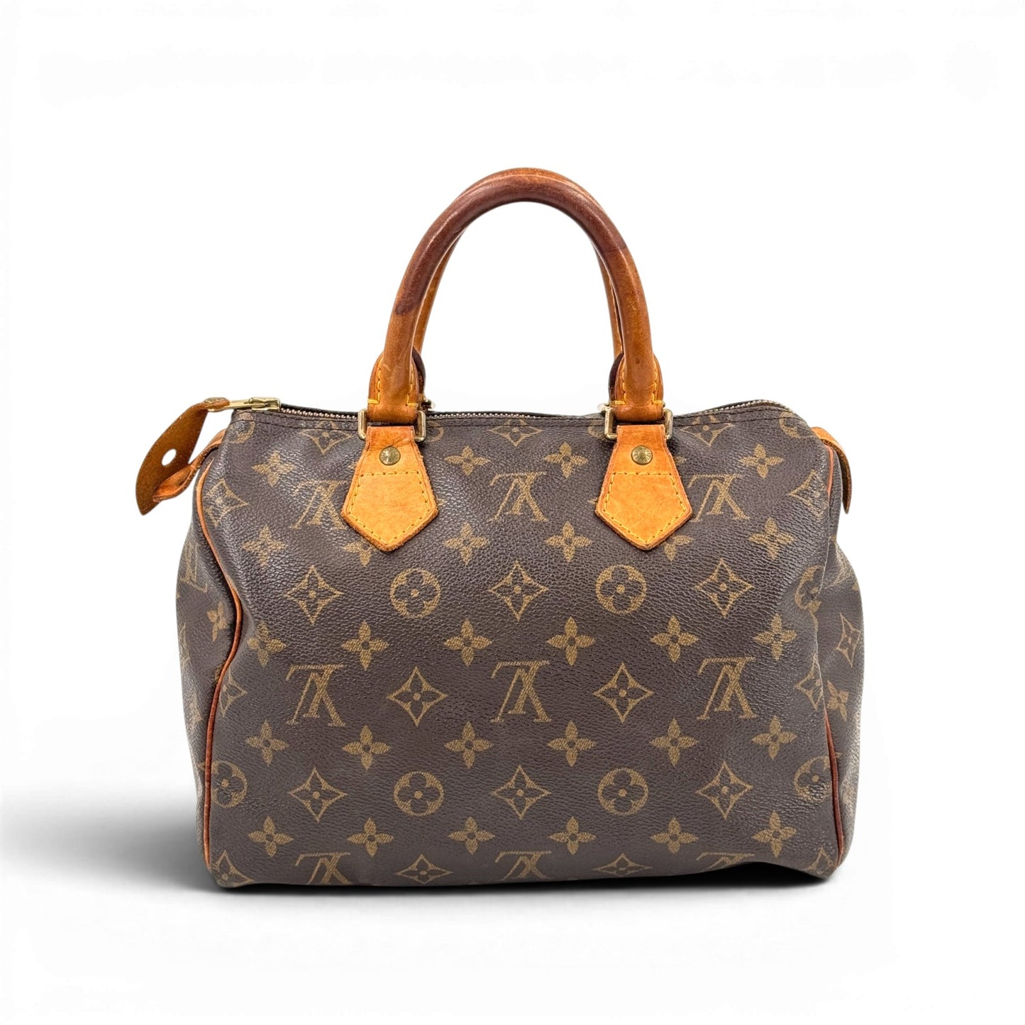 LOUIS VUITTON スピーディ25 モノグラムキャンバス ブラウン ハンドバッグ M41528