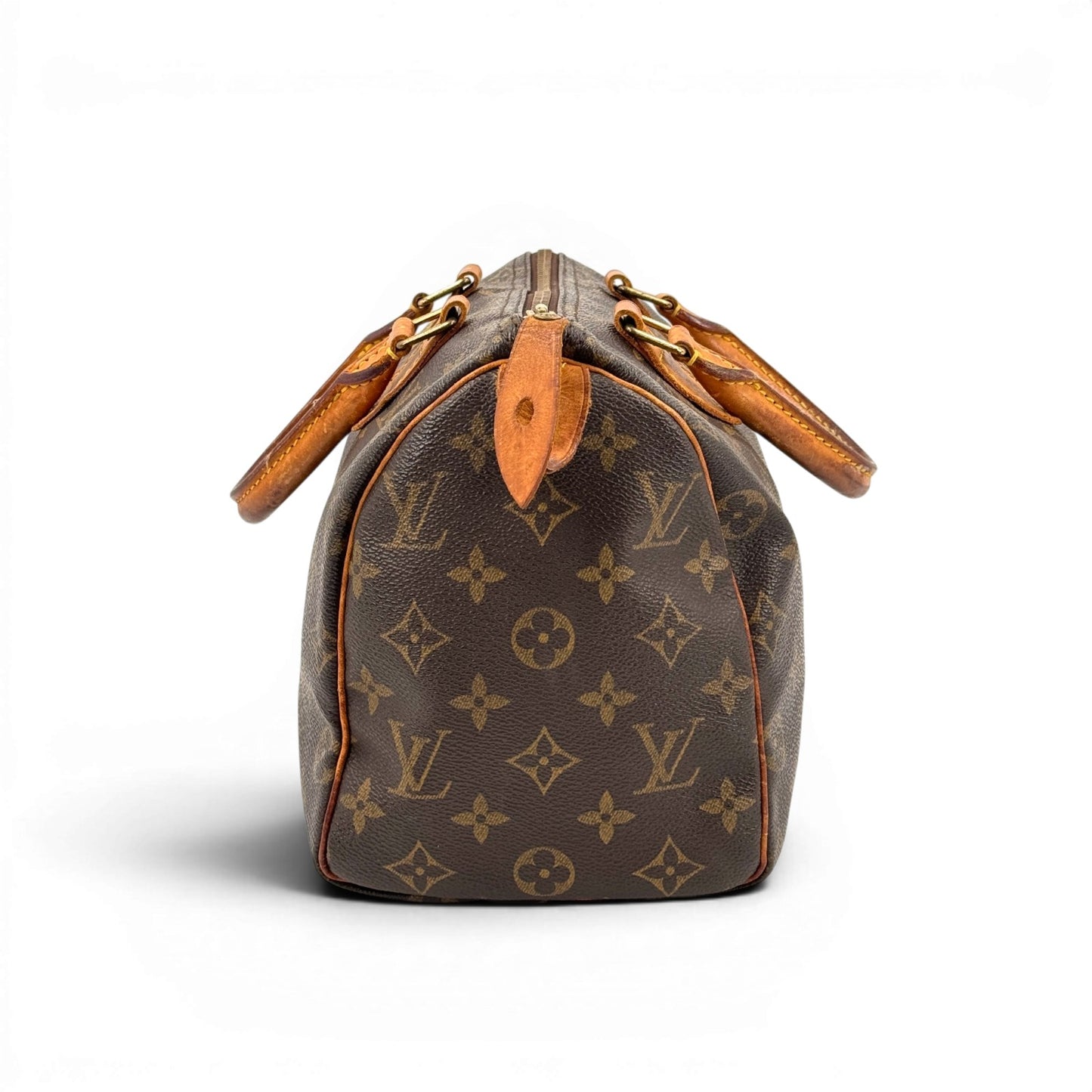 LOUIS VUITTON スピーディ25 モノグラムキャンバス ブラウン ハンドバッグ M41528