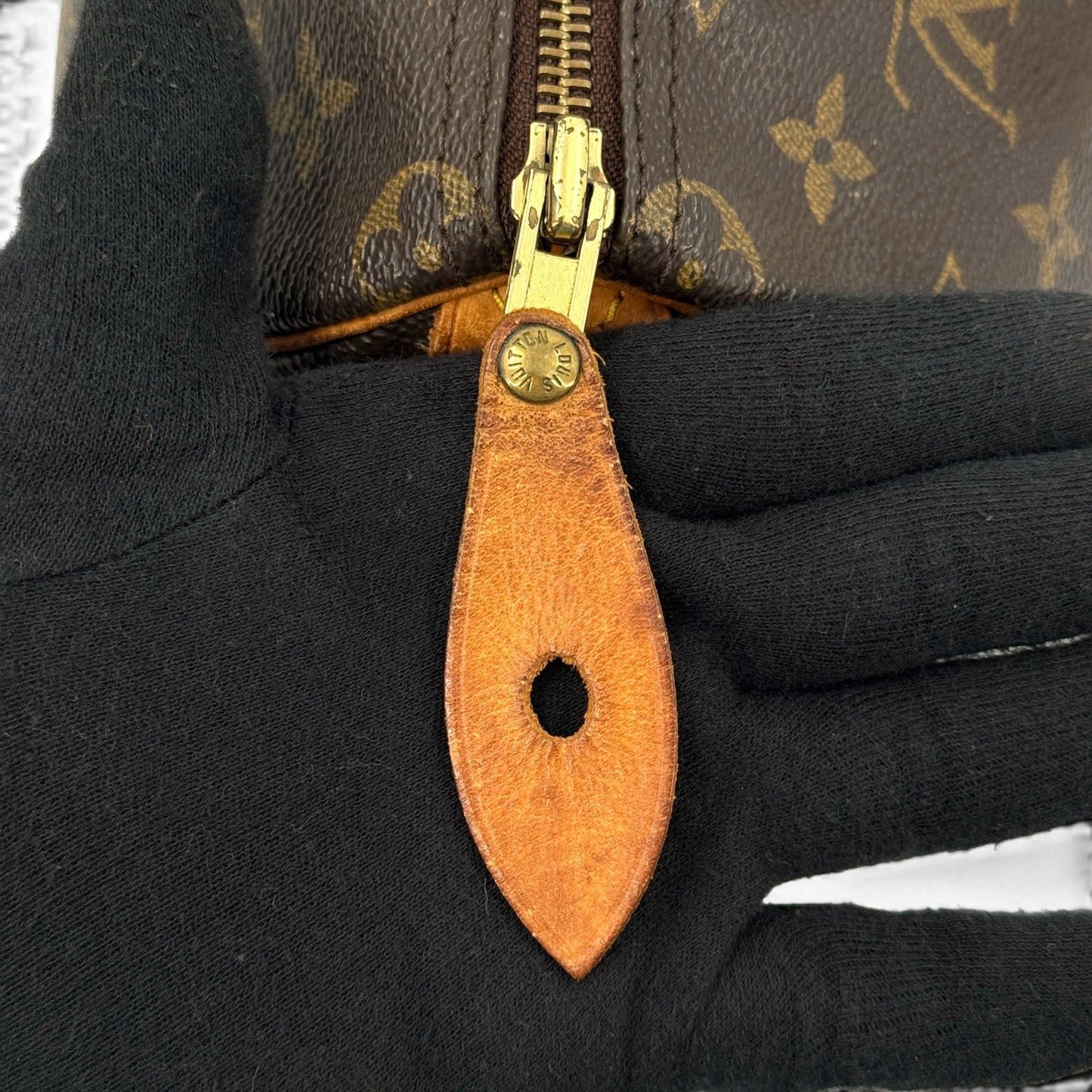 LOUIS VUITTON スピーディ25 モノグラムキャンバス ブラウン ハンドバッグ M41528