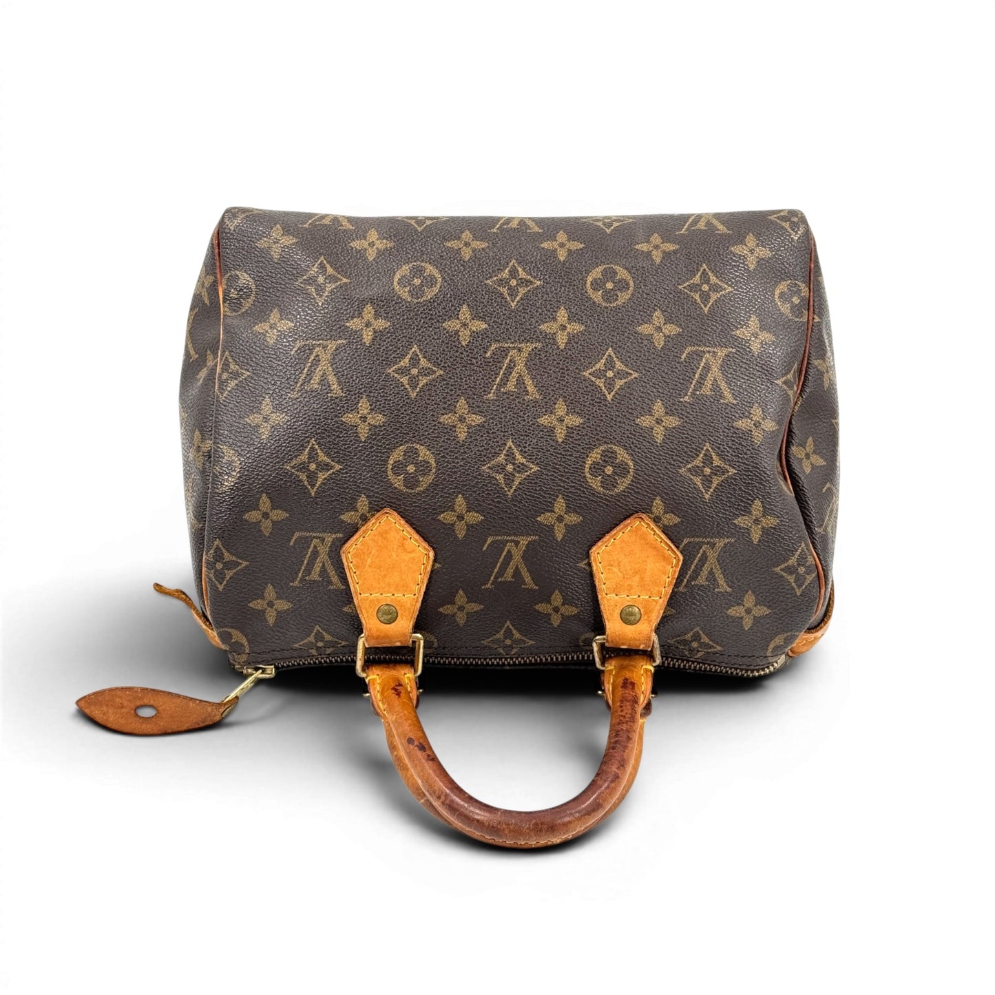 LOUIS VUITTON スピーディ25 モノグラムキャンバス ブラウン ハンドバッグ M41528