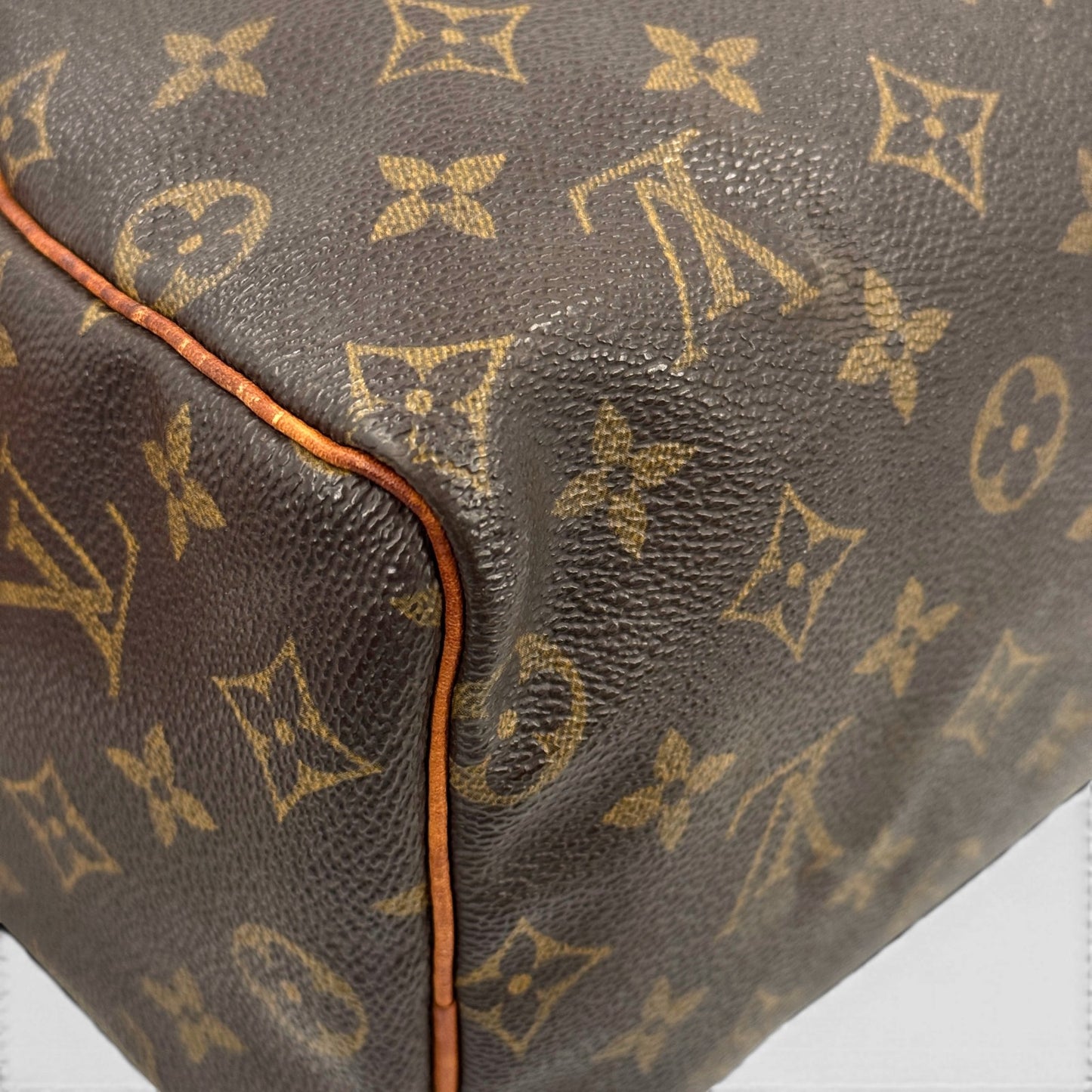 LOUIS VUITTON スピーディ25 モノグラムキャンバス ブラウン ハンドバッグ M41528