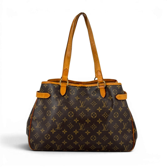 LOUIS VUITTON バティニョール ホリゾンタル モノグラム キャンバス ブラウン トート M51154