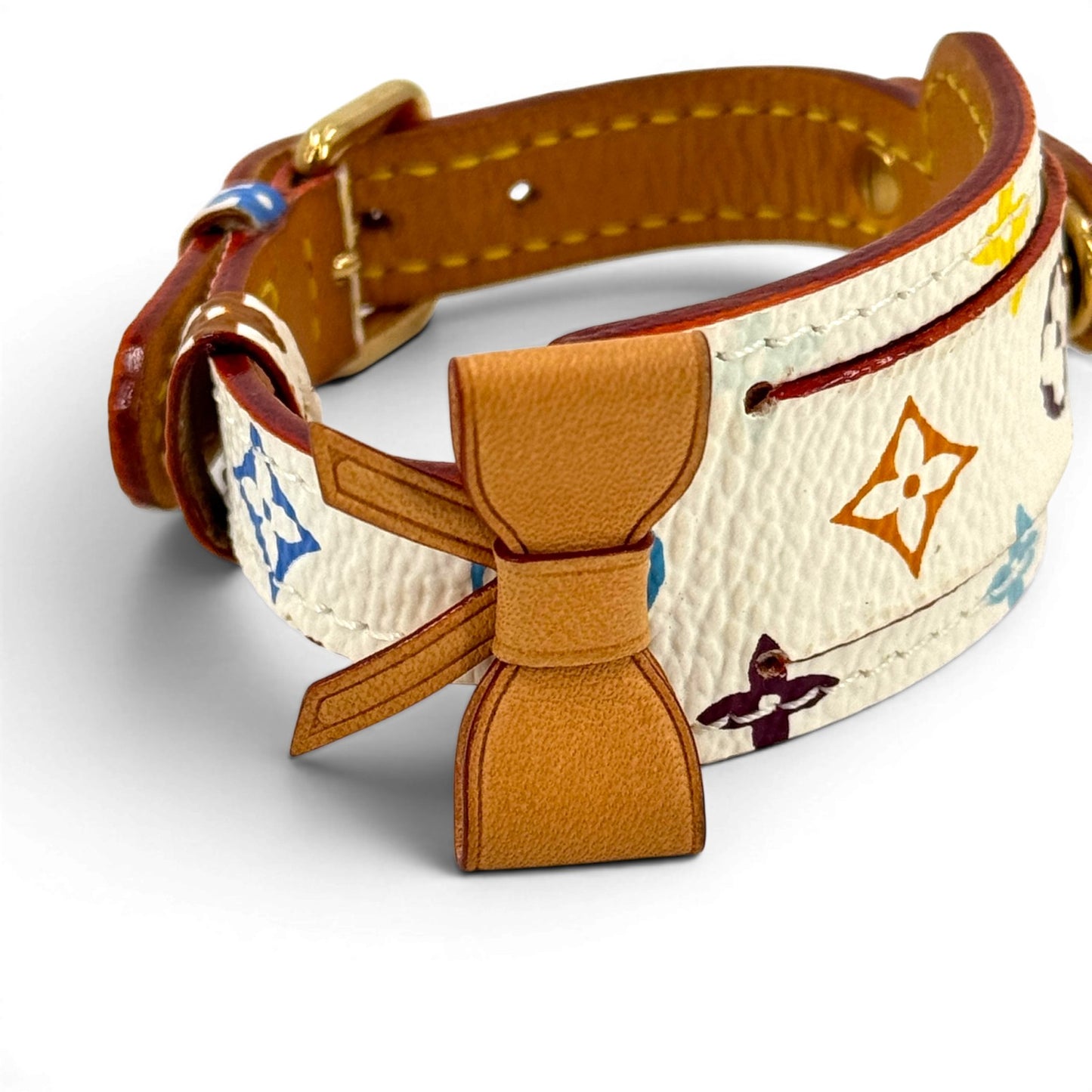 LOUIS VUITTON モノグラム マルチカラー ブレスレット ポルトアドレス ホワイト M92594
