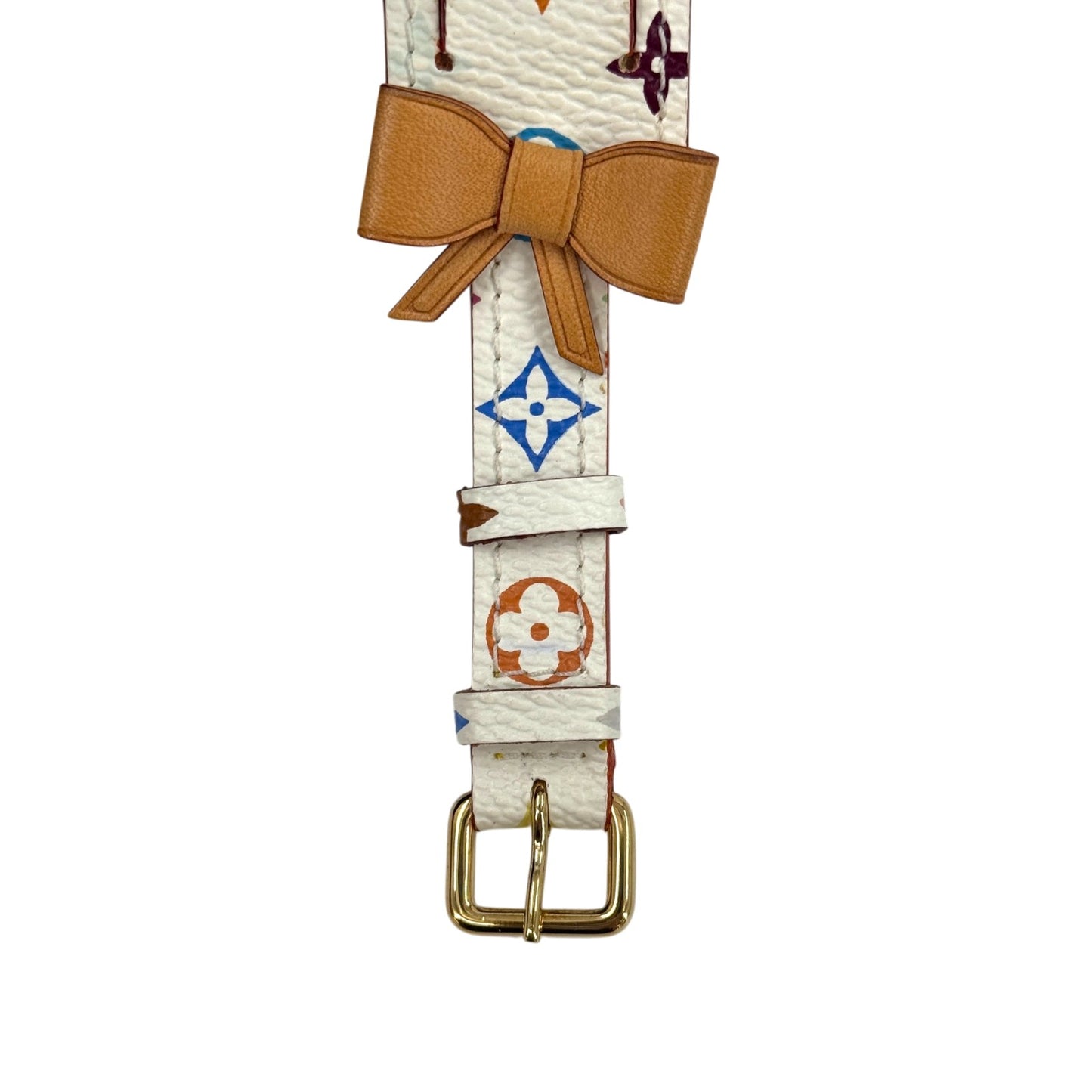 LOUIS VUITTON モノグラム マルチカラー ブレスレット ポルトアドレス ホワイト M92594