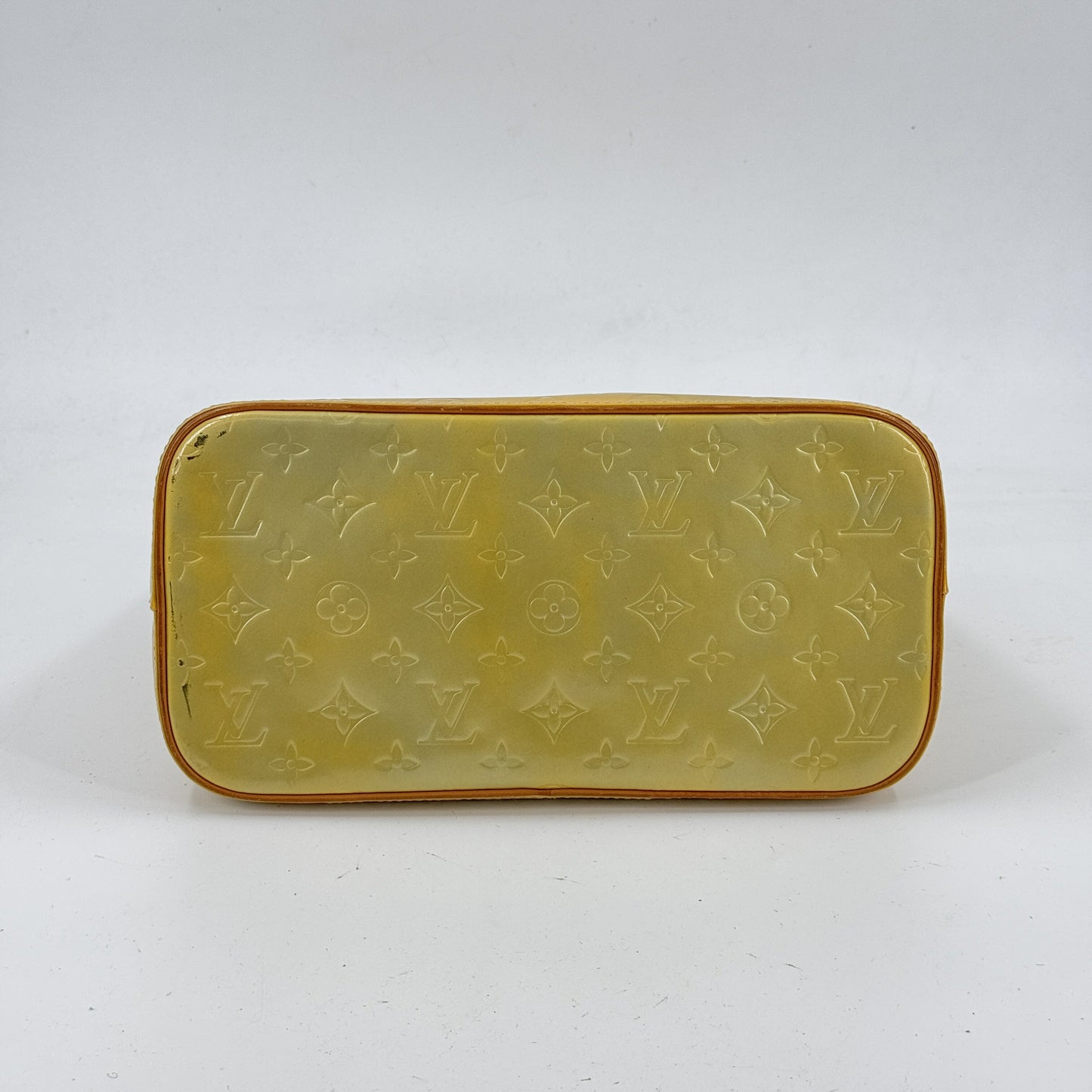 LOUIS VUITTON ヒューストン ヴェルニ イエロー ショルダーバッグ M91004