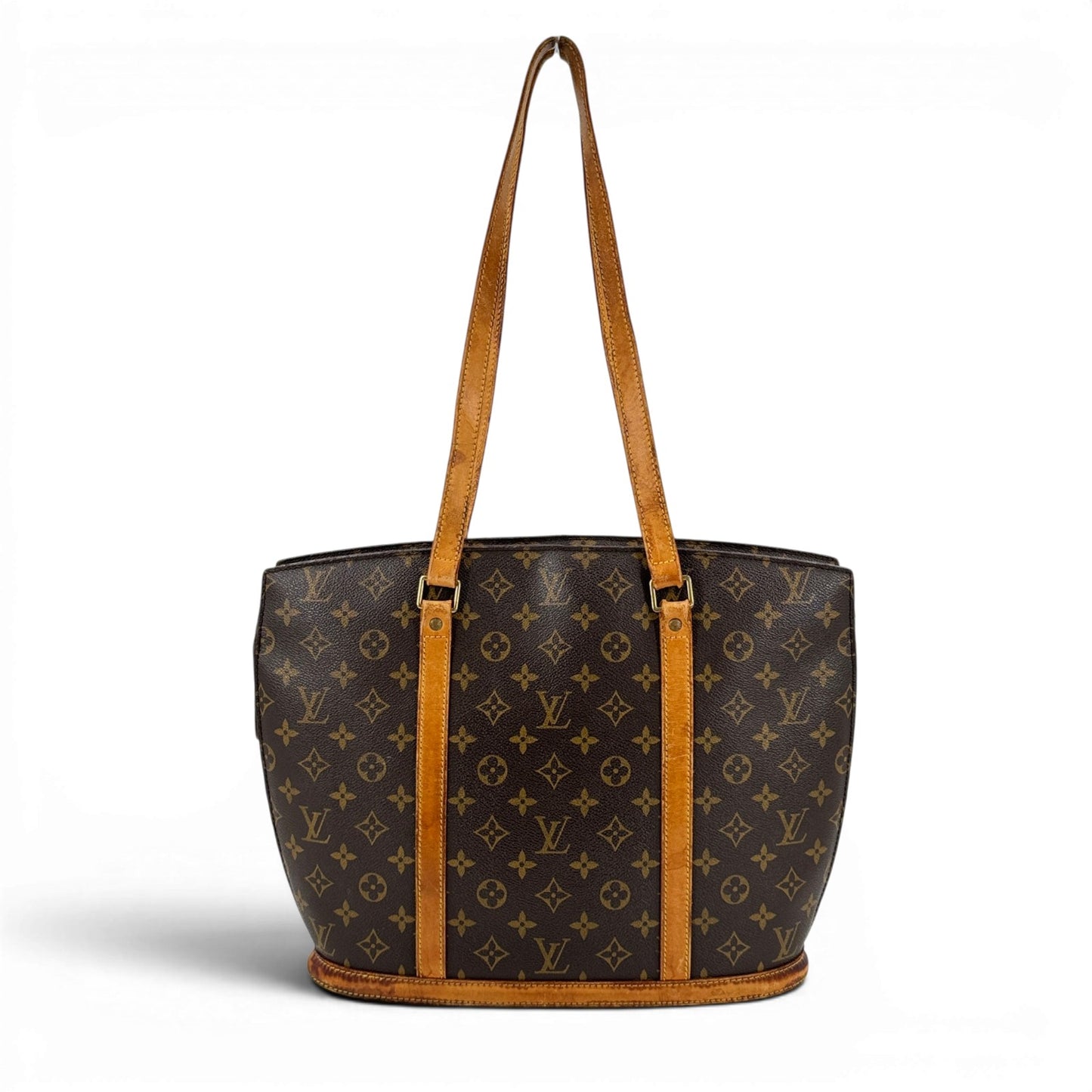 LOUIS VUITTON バビロン モノグラム キャンバス ブラウン ジップ トートバッグ M51102