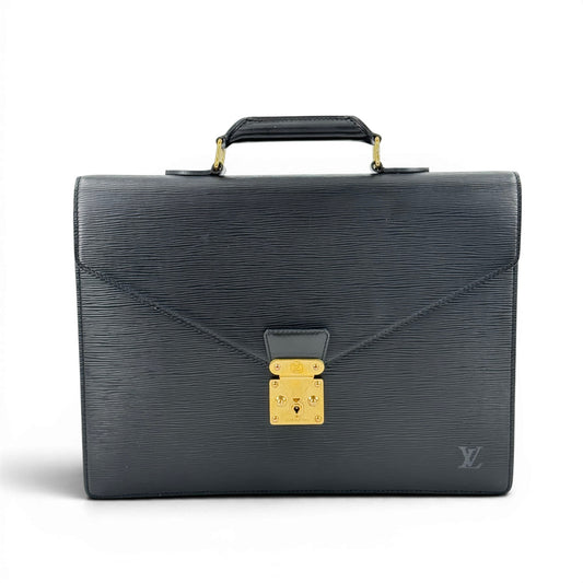 LOUIS VUITTON M54422 エピ ノワール コンセイユ ハンドバッグ ビジネスバッグ