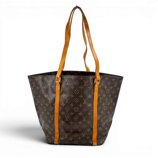 LOUIS VUITTON ショッピングバッグ モノグラム ブラウン トート ショルダーバッグ M51108