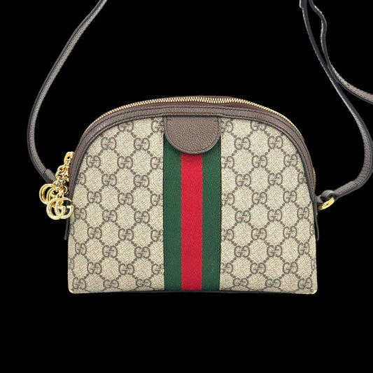 GUCCI オフィディア GGキャンバス シェリーライン ドーム ショルダーバッグ 499621